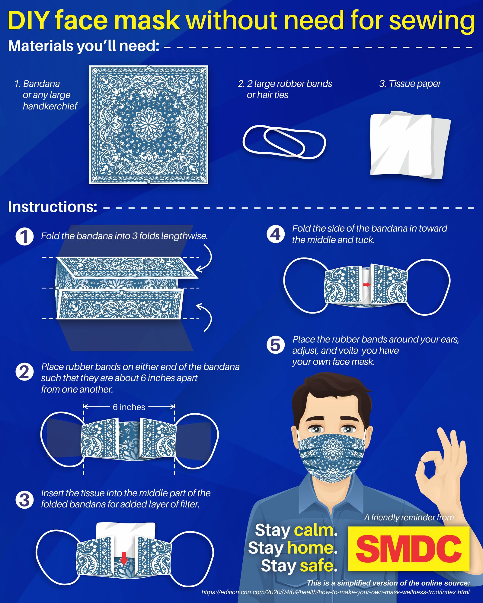 SMDC - Always wear a face mask when going out of your SMDC home. Here ...