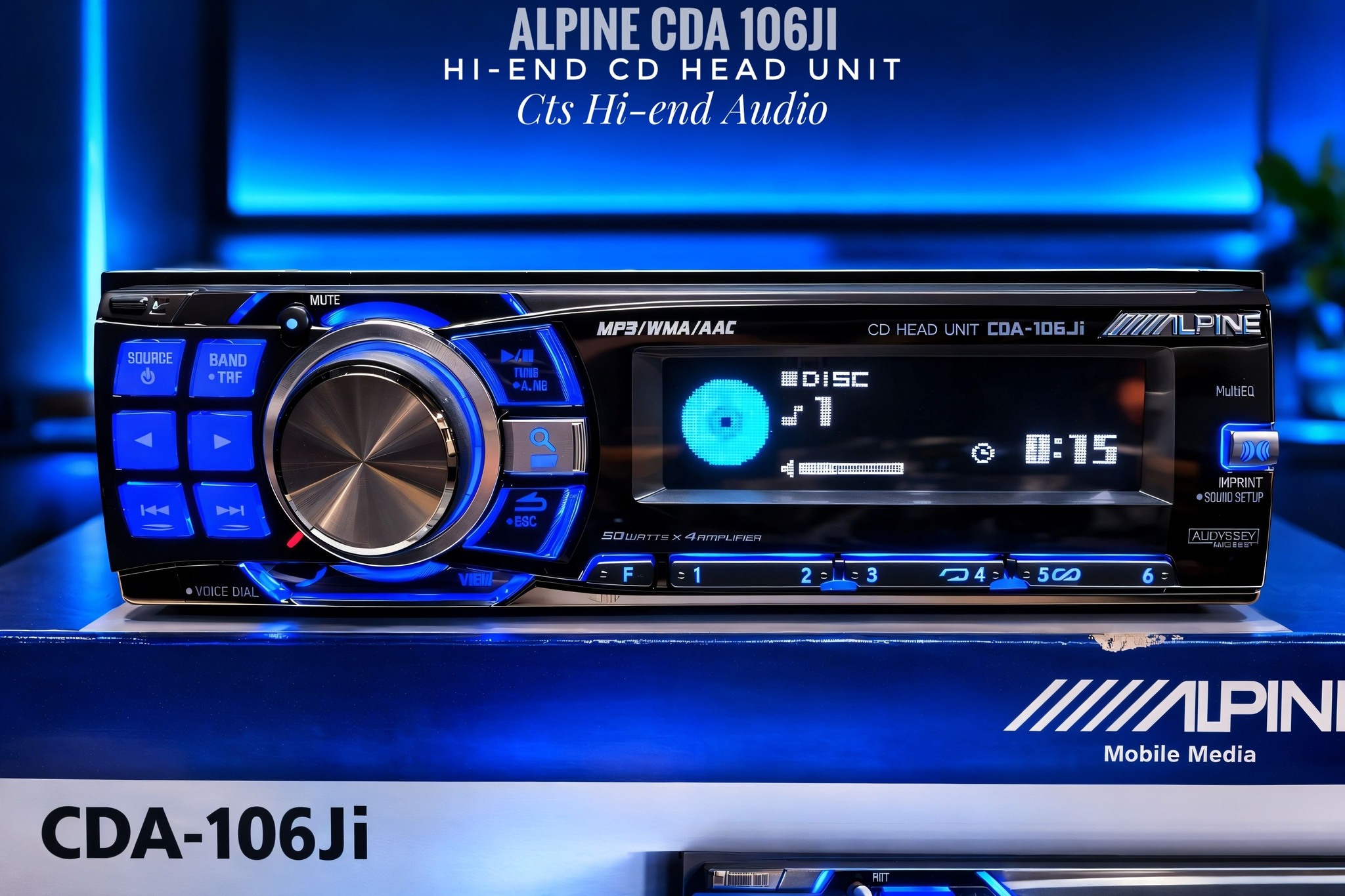 Alpine CDA-117Ji premium cd receiver