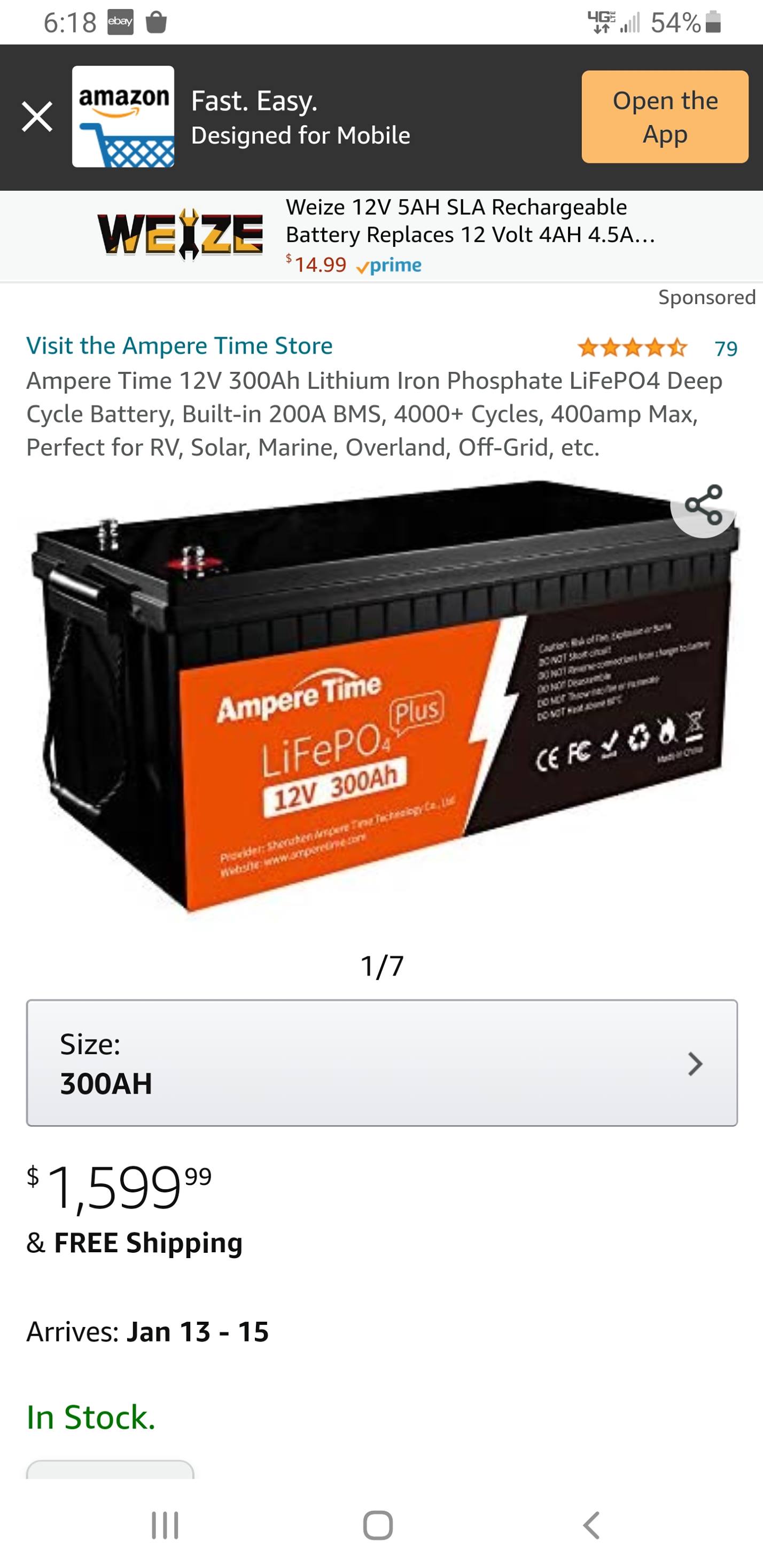 Experiences with Ampere Time 400Ah LiFePO4 batteries and MultiPlus 