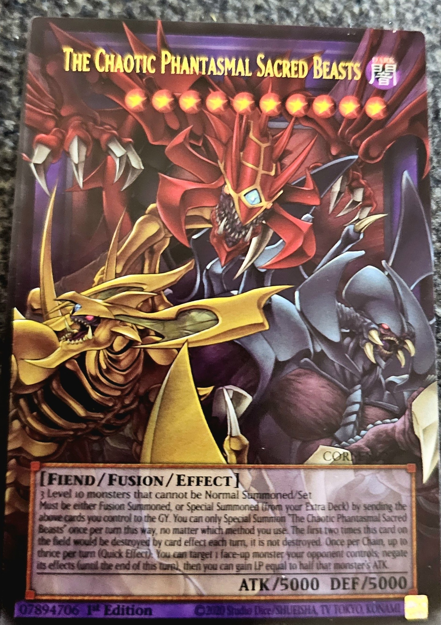 Chaos Origin (2026 OCG) Over frame Cards