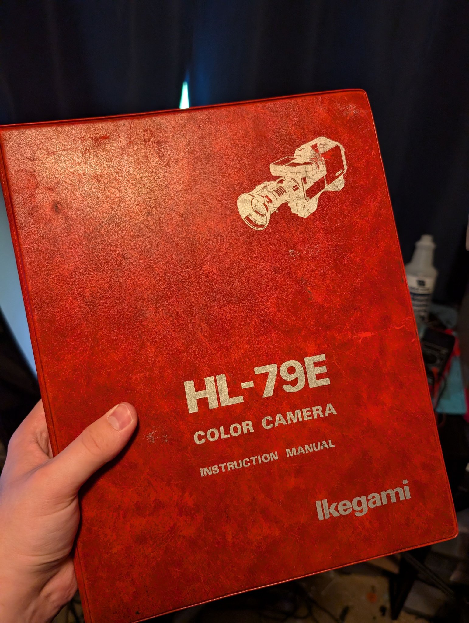 Ikegami HL-79E 取説 Hello! I hope you are all doing well. I have great news for