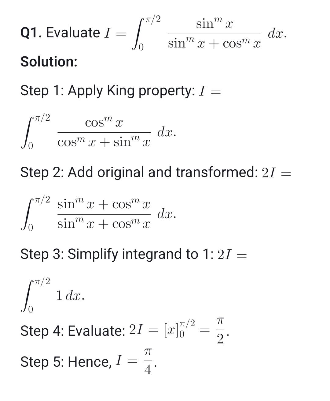 Definite Integrals Lecture 10: 15 Innovative Questions on King's
