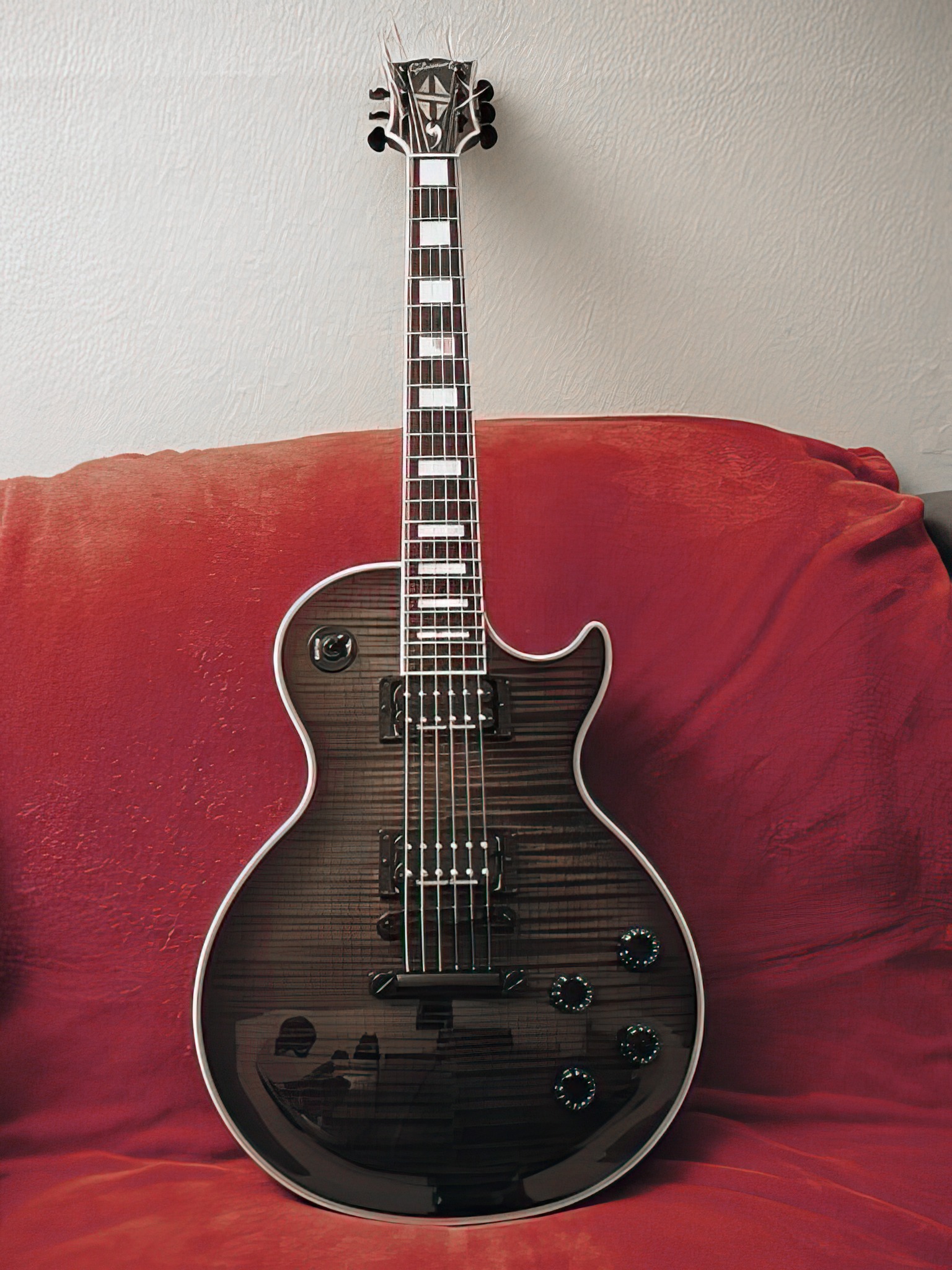 Heavily modified 1993 Les Paul custom Blackfire