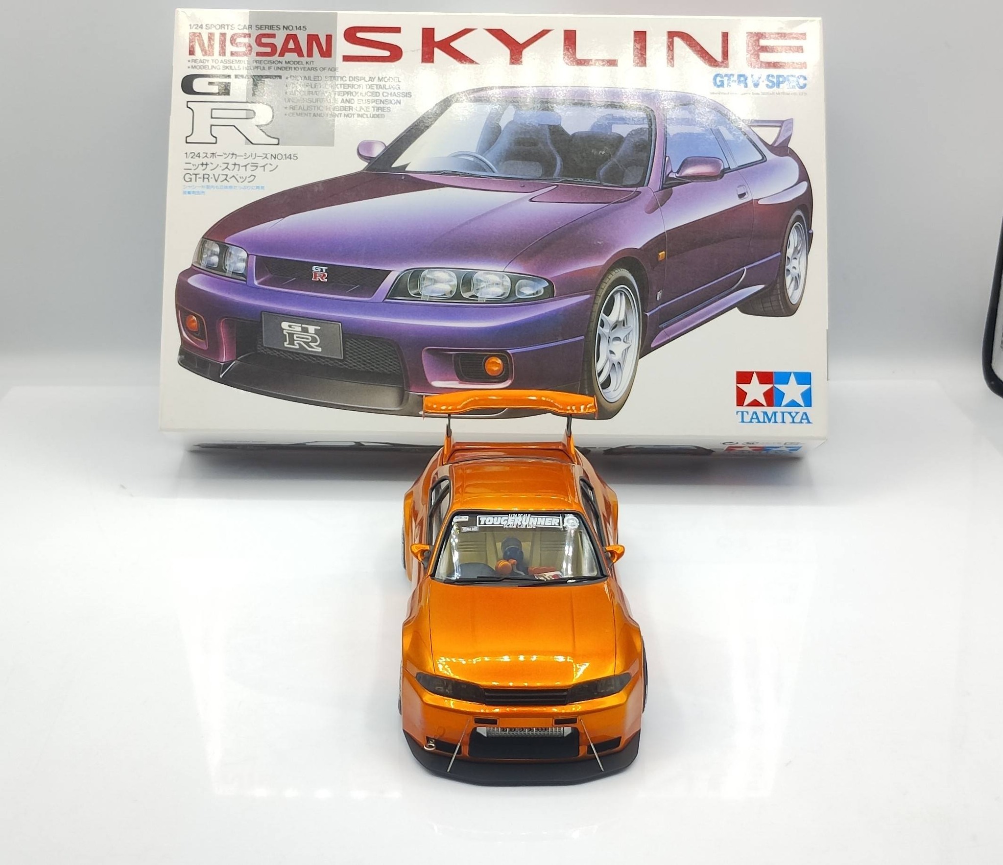 1/24 アオシマ クニーズ チェイサー ドリ車 完成品 クニーズチェイサー #アオシマ クニーズチェイサー完成しました