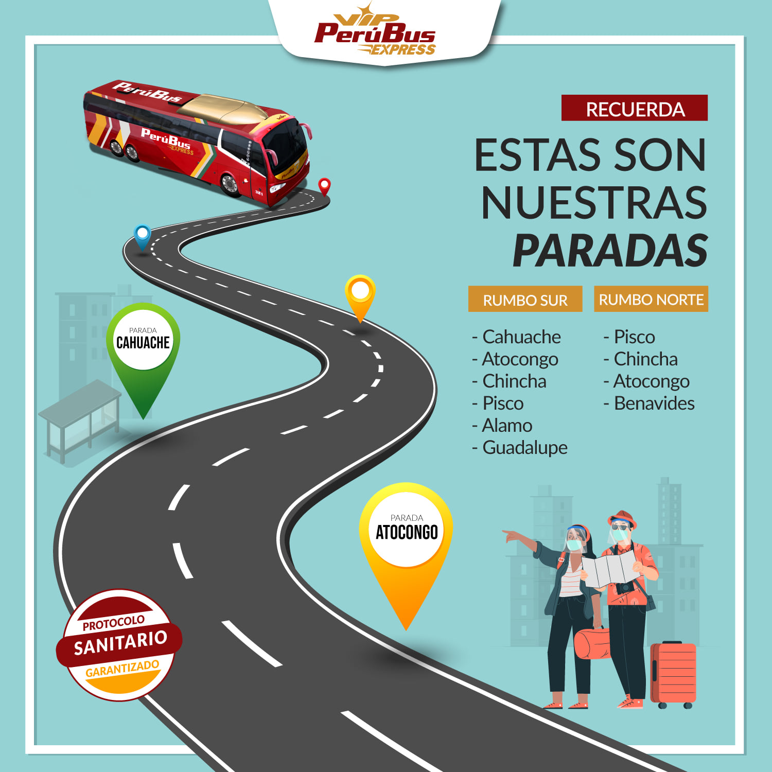 PerúBus - Recuerda, nuestro Bus Vip Express tiene Paradas... | Facebook