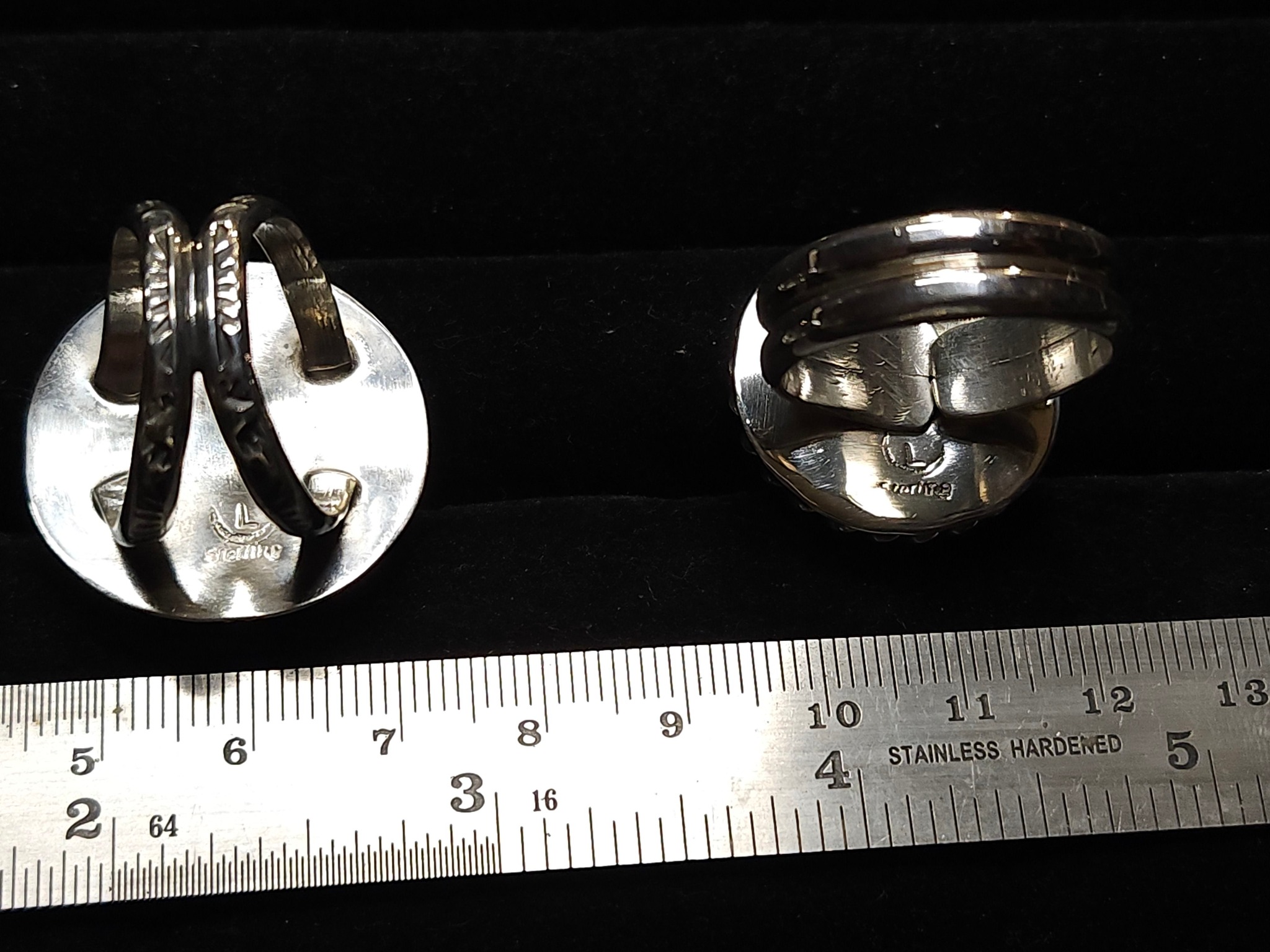 Adjustable and set silver rings for sale