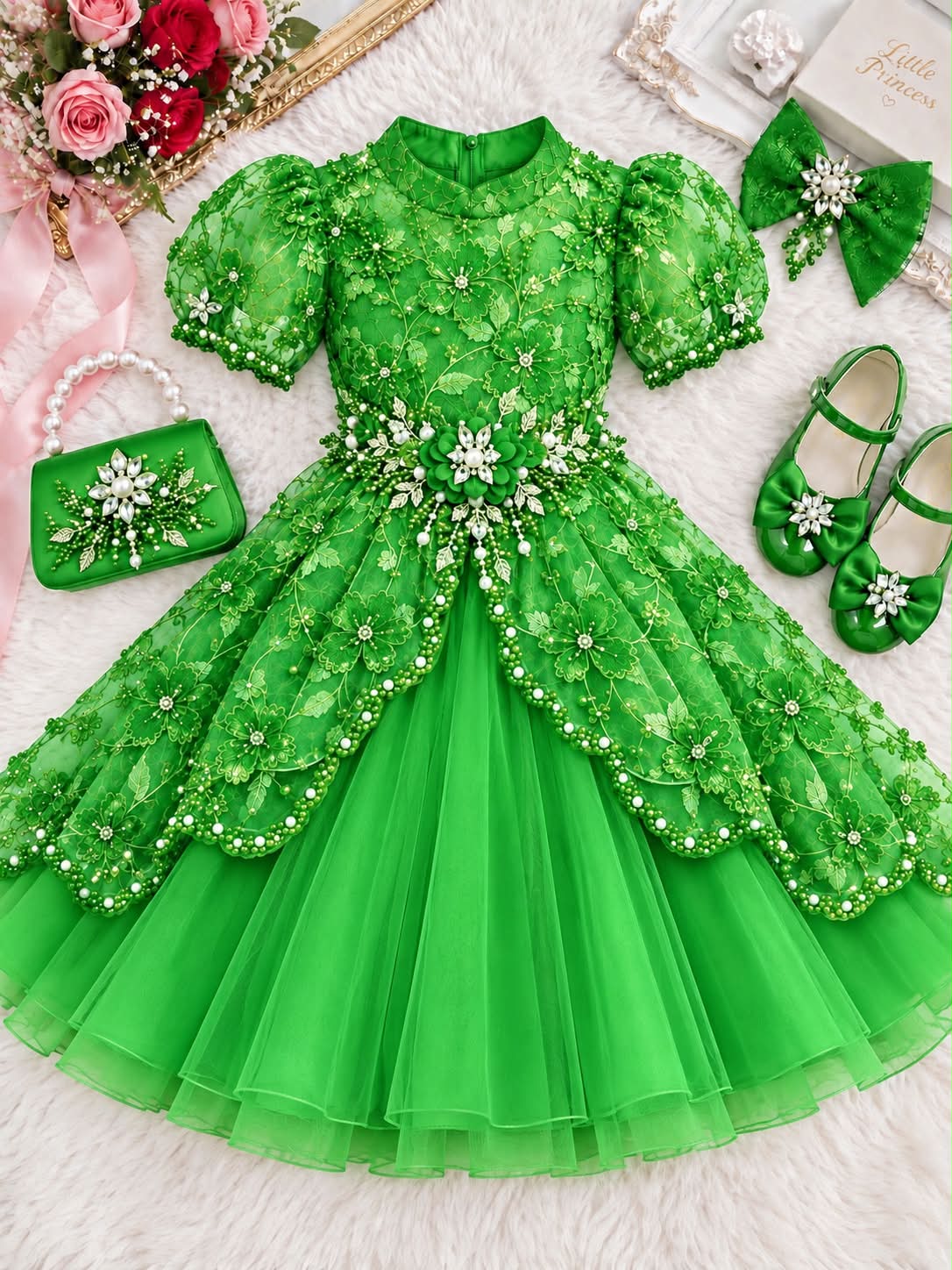 princess polly green embroidered dress floral from Short - Dresses - Clothing