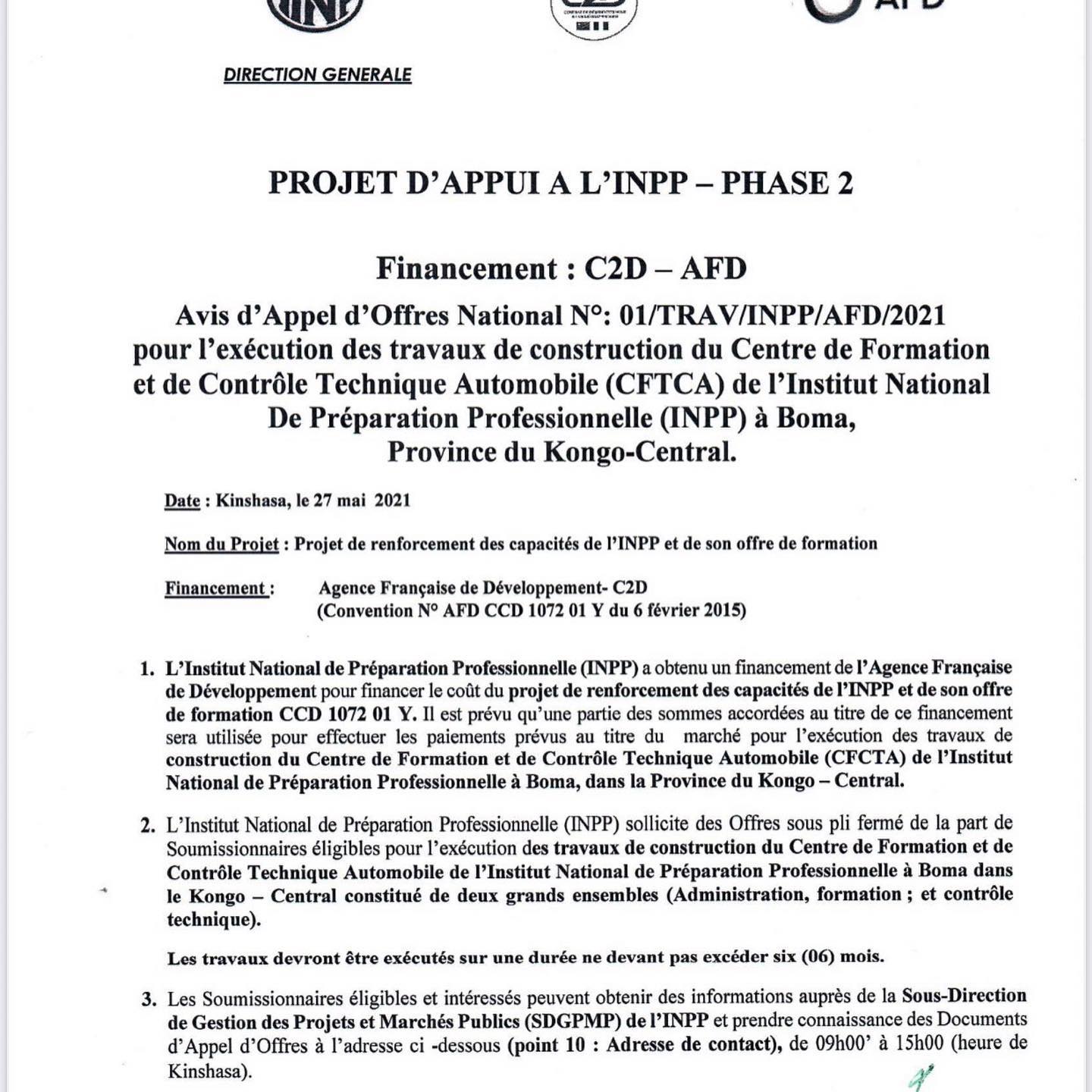 INPP DG | Limete