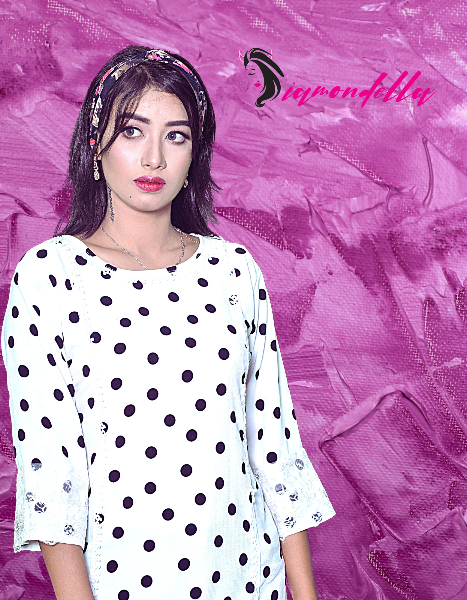 Diamondella - “The expression a woman wears on her face is...