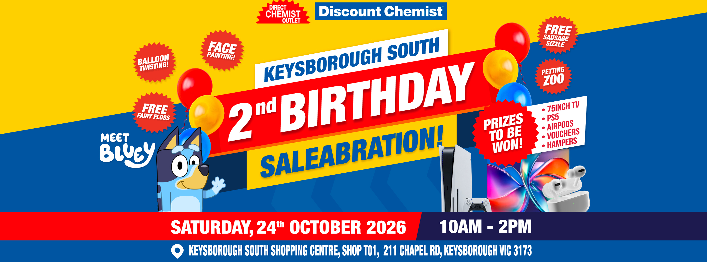🎉 DCO Keysborough South’s 2nd Birthday SALEabration! 🎉
