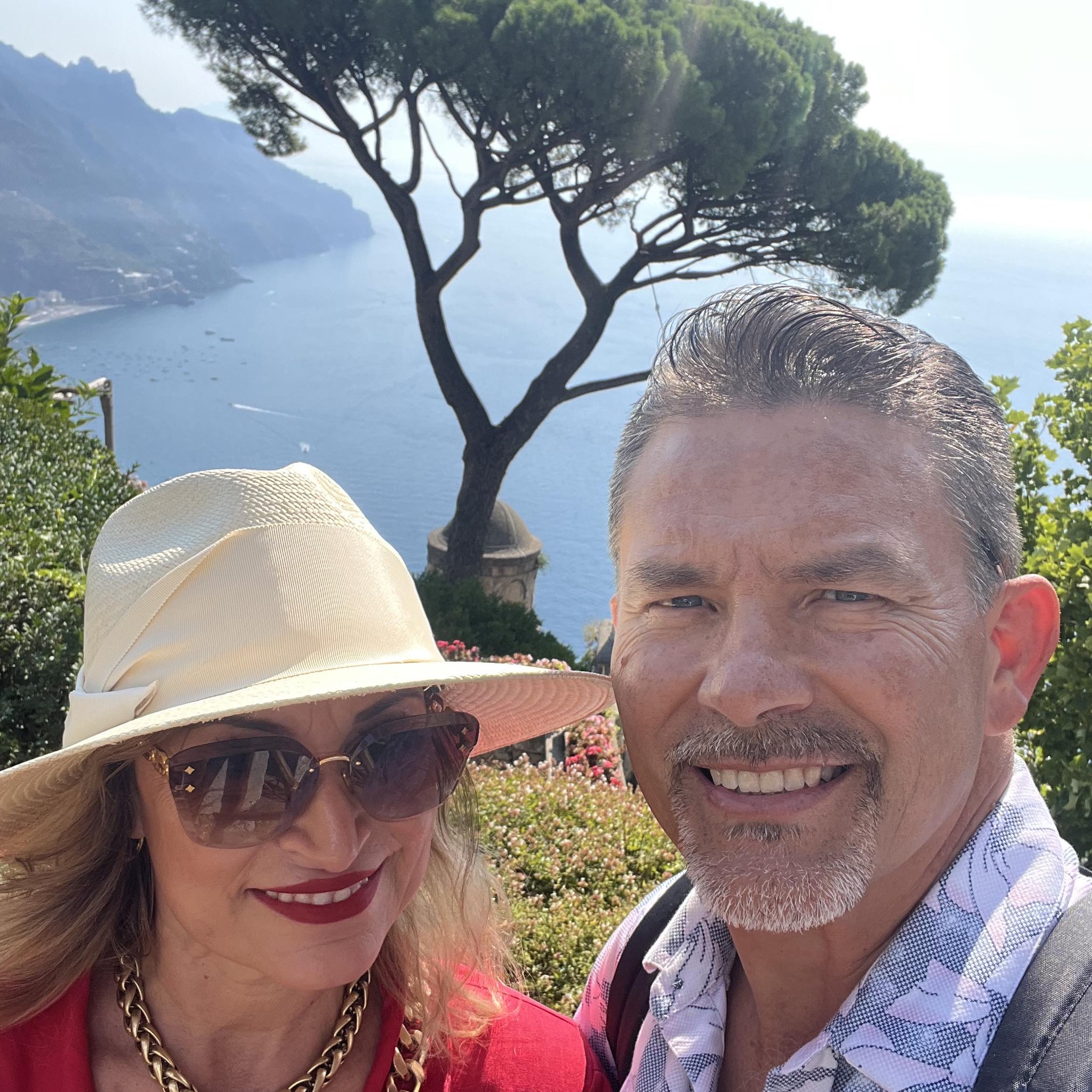 Ocean view from Villa Cimbrone in Ravello. | Veronica N Adolfo Aguilera