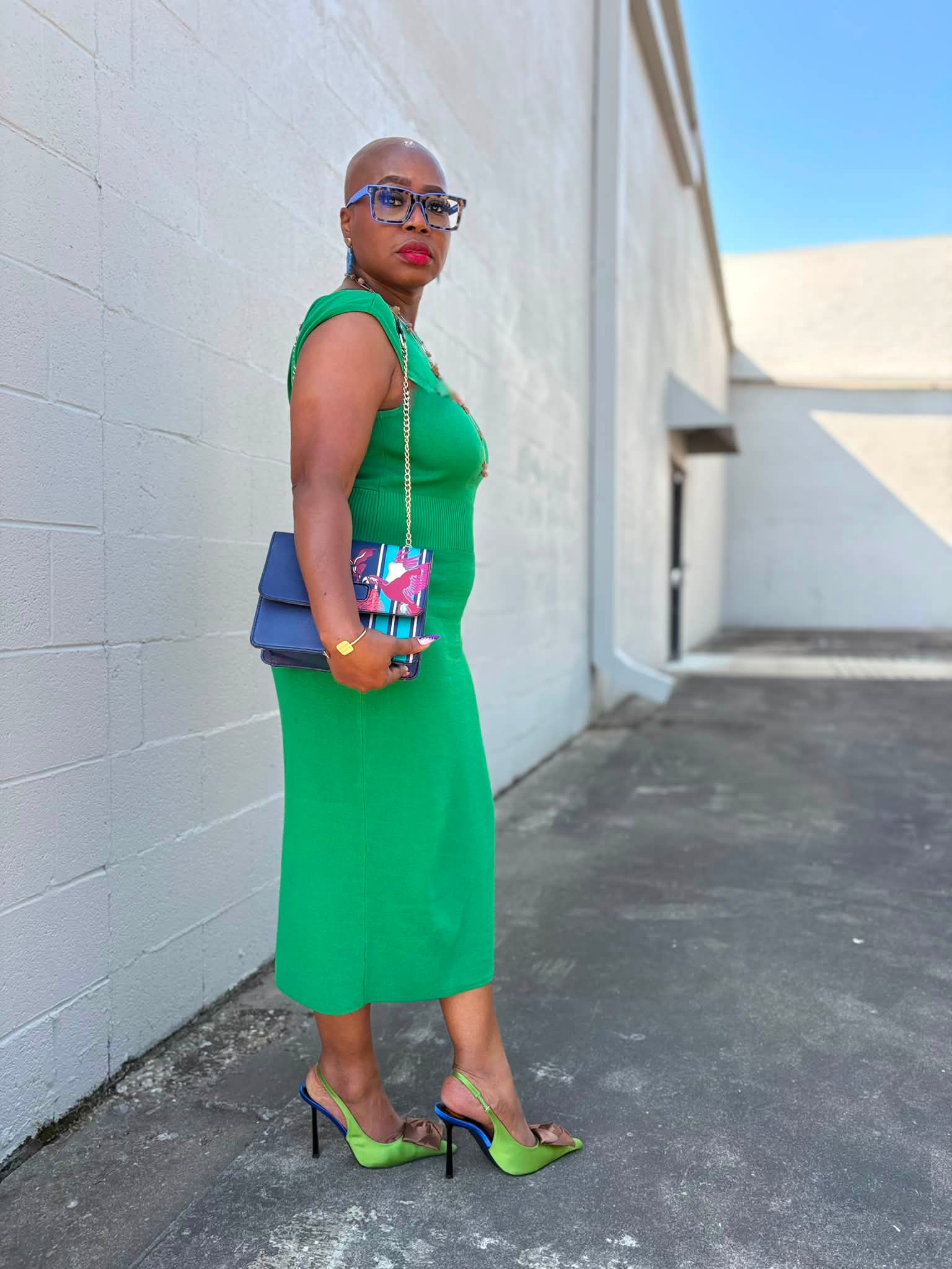 green dress orange heels is having a moment... and this proves why. 💚 Links here... Dress: https://go.shopmy.us/p-68101247 Bag: https://shopcapitalz.com/products/the-harbour-sling-camel Sandals: https://nordstrom.sjv.io/5kgBD1 More pieces I wore on vacation and new markdown