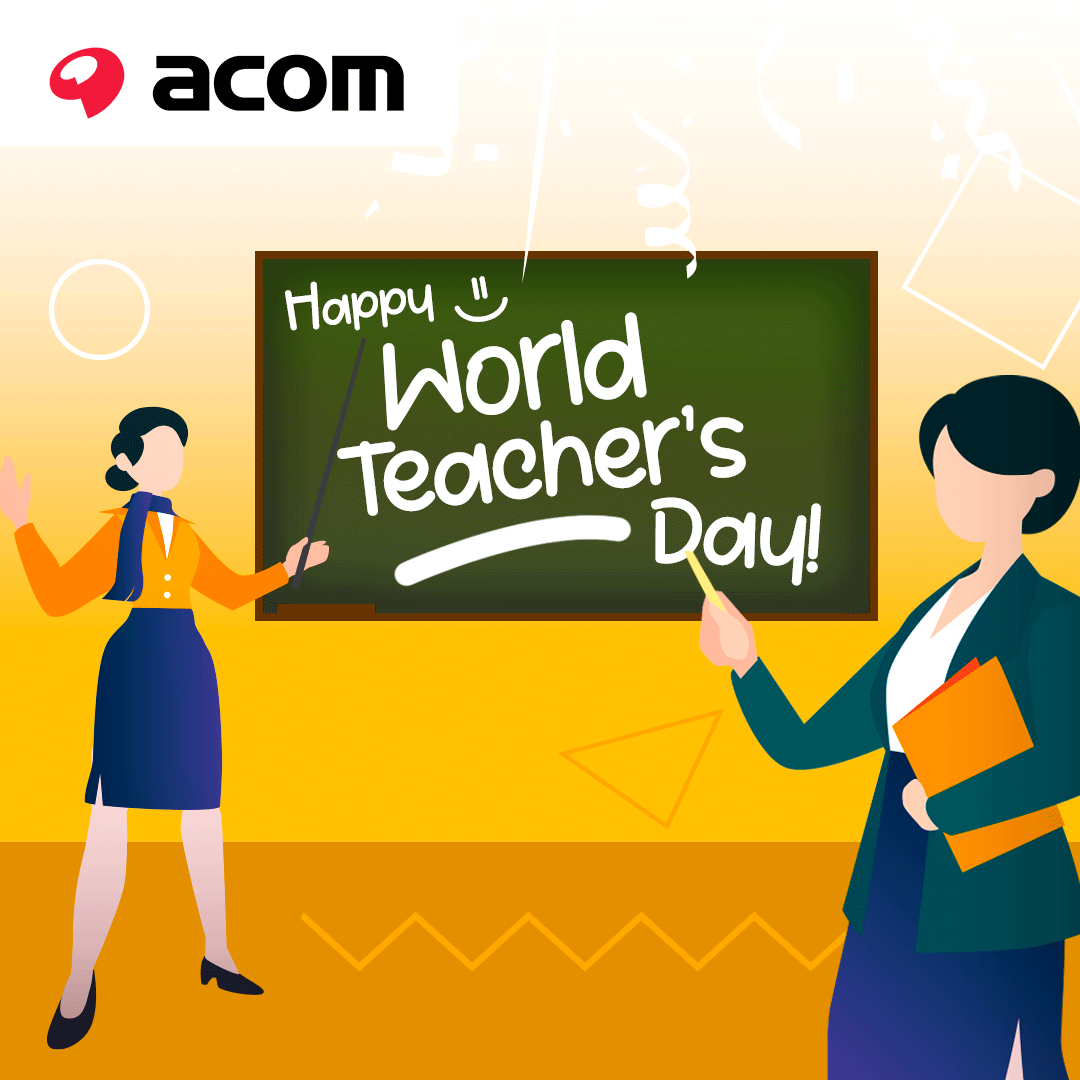 ACOM Consumer Finance Corporation - 👩‍🏫‍𝗛𝗔𝗣𝗣𝗬 𝗪𝗢𝗥𝗟𝗗 𝗧𝗘𝗔𝗖𝗛𝗘𝗥'𝗦 𝗗𝗔𝗬!🎁 Mga ...