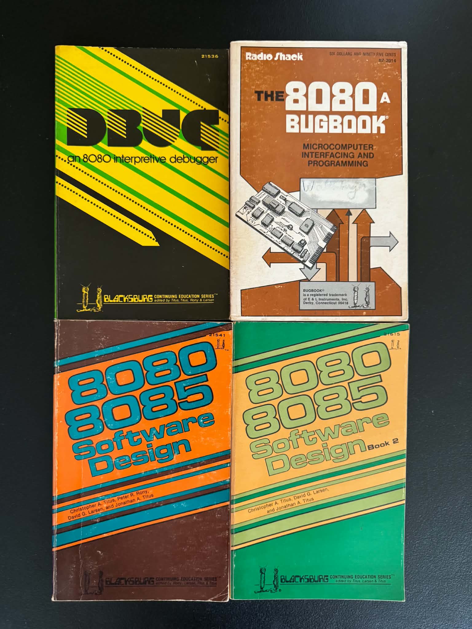 Rare 8080 microcomputer books for sale or trade