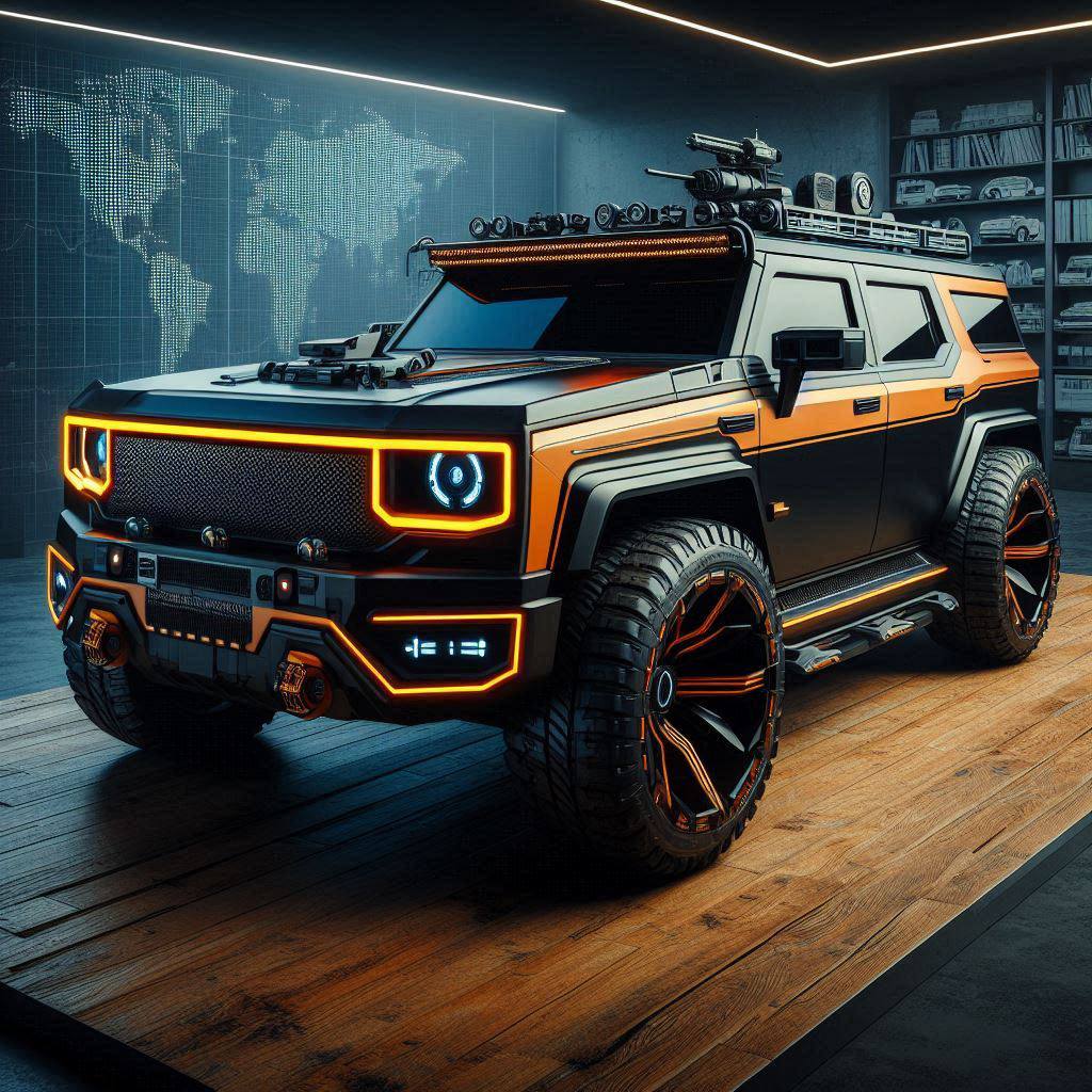 AI automotive art | Hummer | Facebook