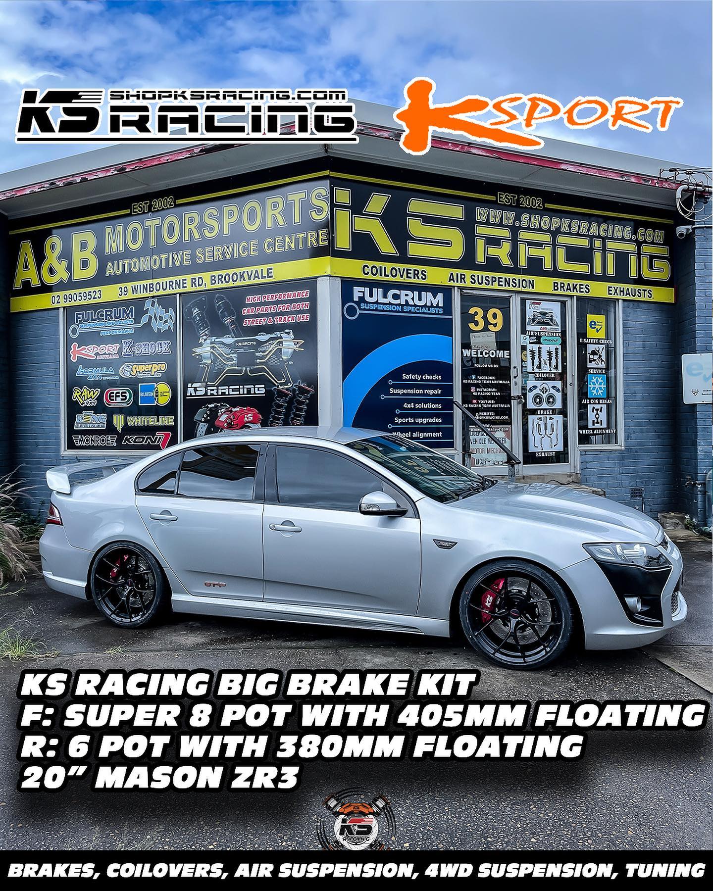 KS Racing - Ford Falcon FG FPV GT-P // KS RACING BIG BRAKE... | Facebook