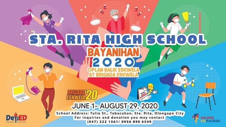 DepEd - STA. RITA HIGH SCHOOL BRIGADA ESKWELA 2020 Muli po kaming ...