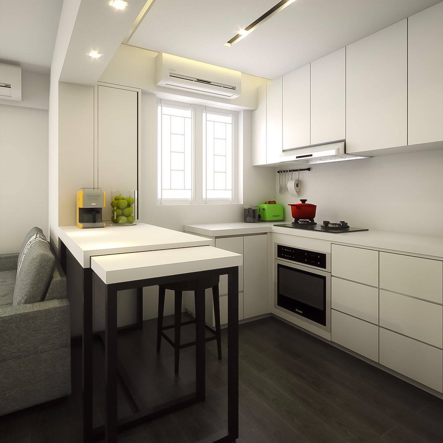 Unique Interior Design 盈富家居 - 【#開放式廚房設計如何提升空間感 】 現今有很多的 #裝修設計 主要是提升空間感 ...