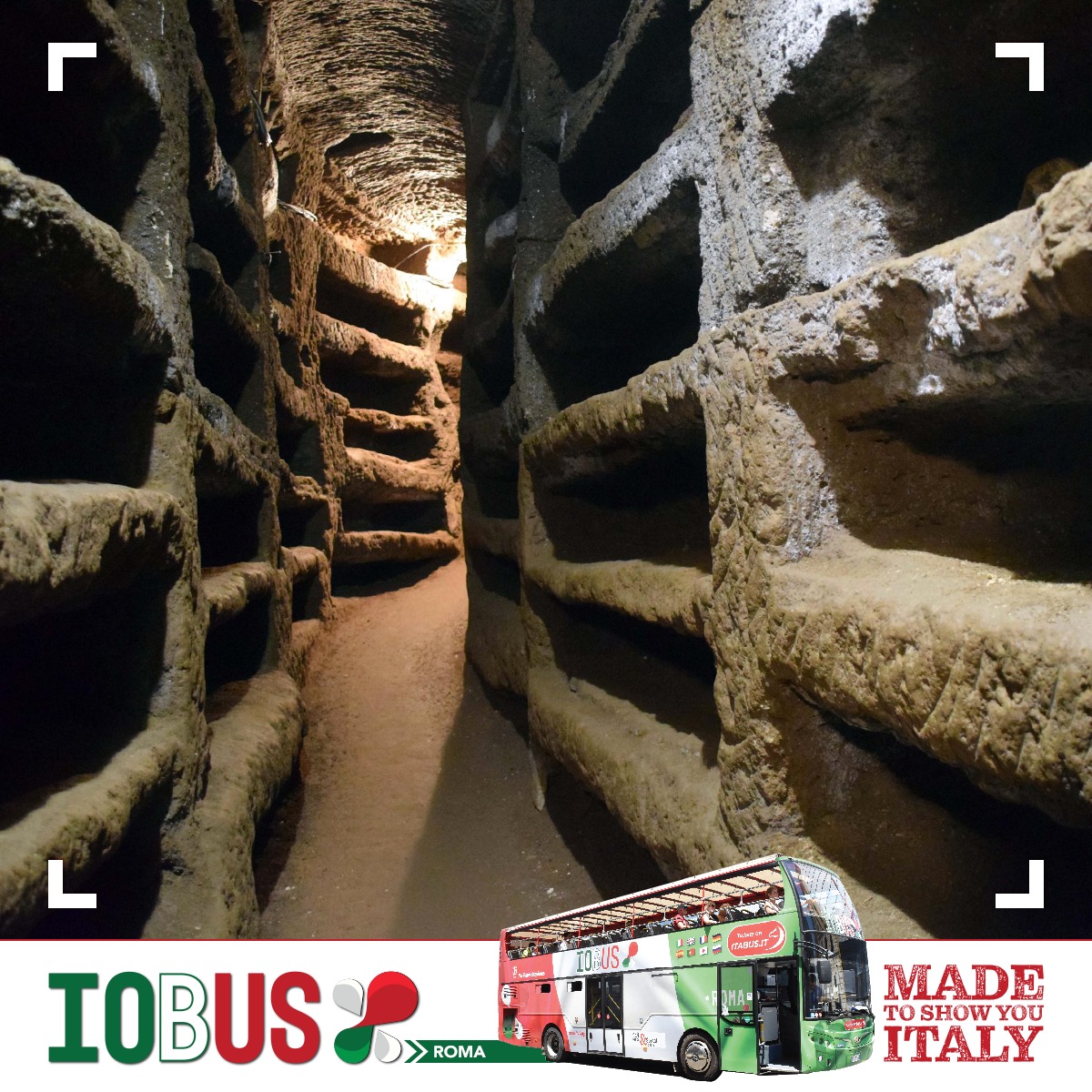 IoBus - 🇮🇹 LE CATACOMBE DI ROMA 💀 Stravolgi le tue...
