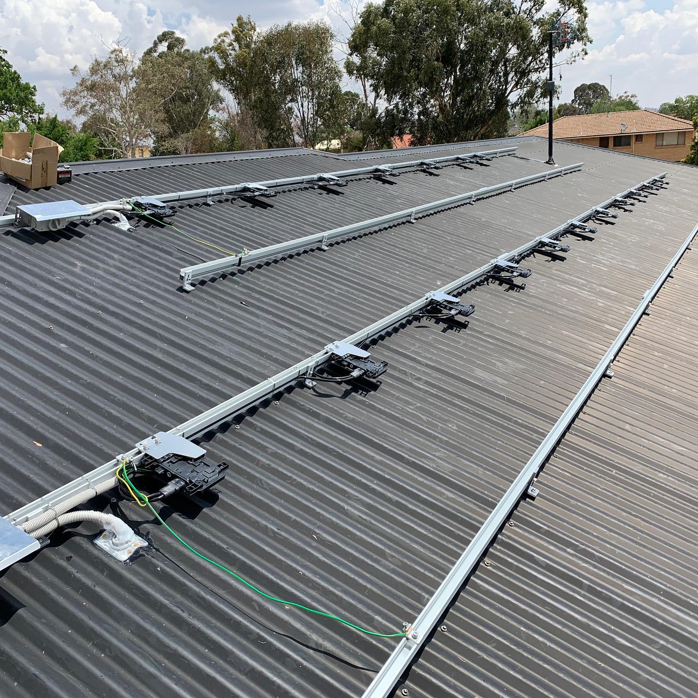 One - Want to know what these are?? This is called an Enphase solar ...