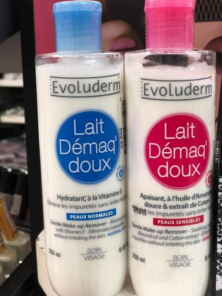 Lait Démaquillant Apaisant Evoluderm Pour Peaux Sensibles - 250 Ml, Fabriqué En France