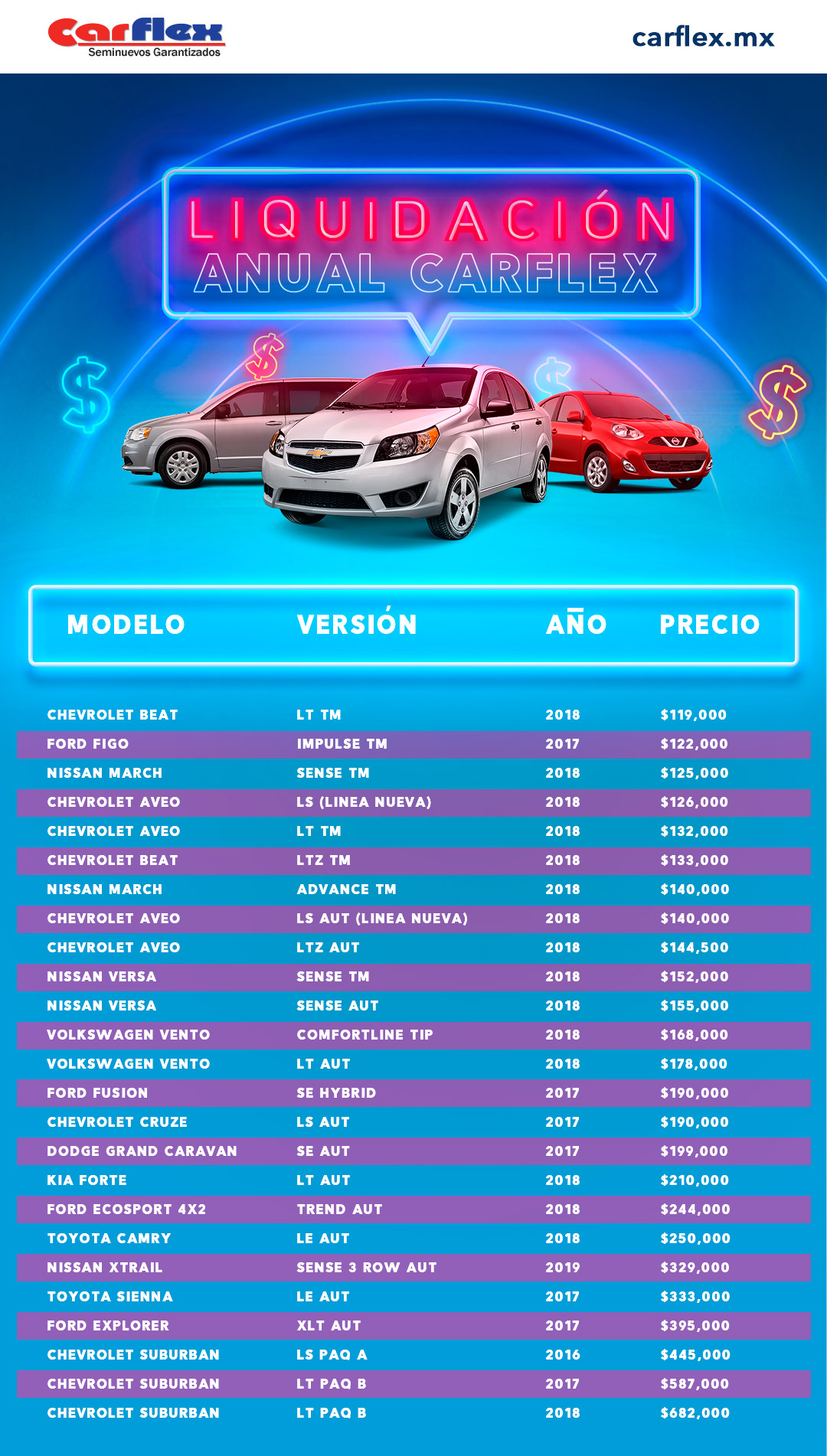 Carflex Mx - 📣¡Atención! En Carflex Mx tenemos la mejor... | Facebook