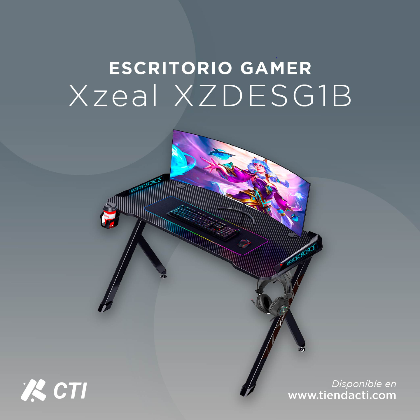 CTI - 🎮 Eleva tu setup con el Escritorio Gamer Xzeal.... | Facebook