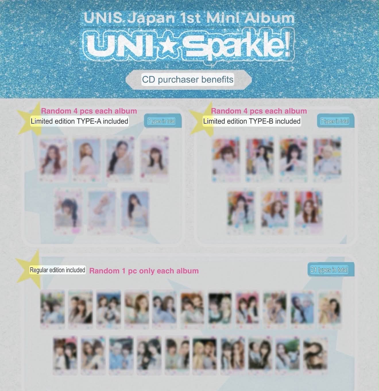 UNI Sparkle Japan Album and Merchandise Prices and Pre-Order