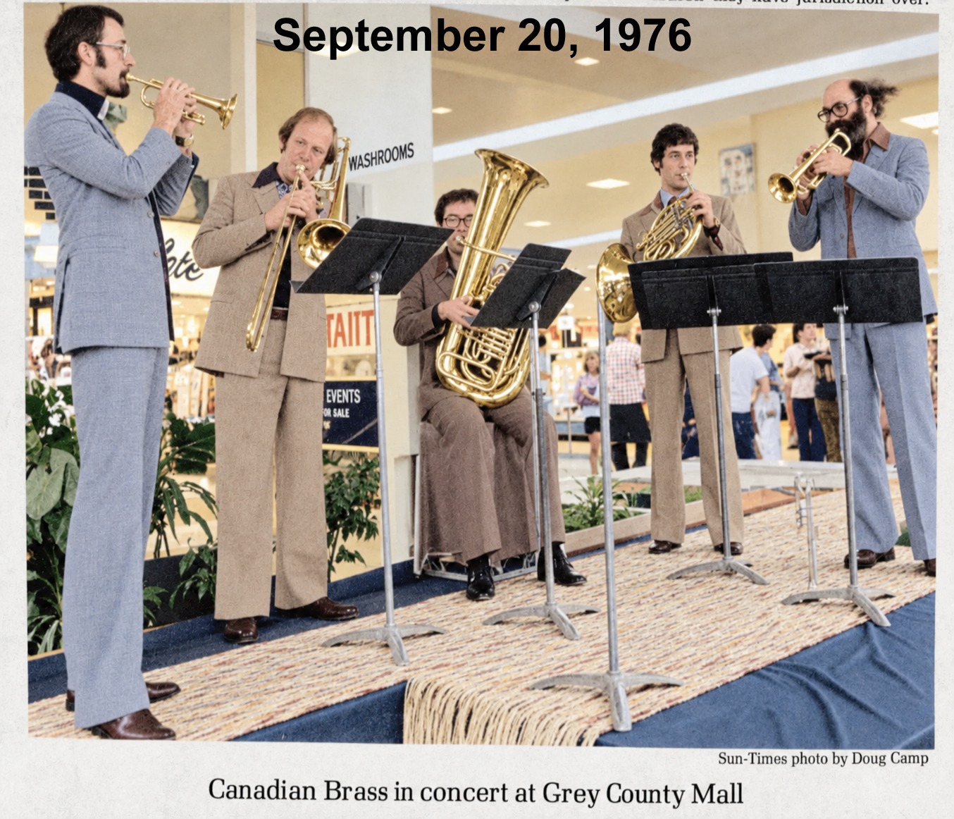 Remember the Canadian Brass? This is fifty years ago