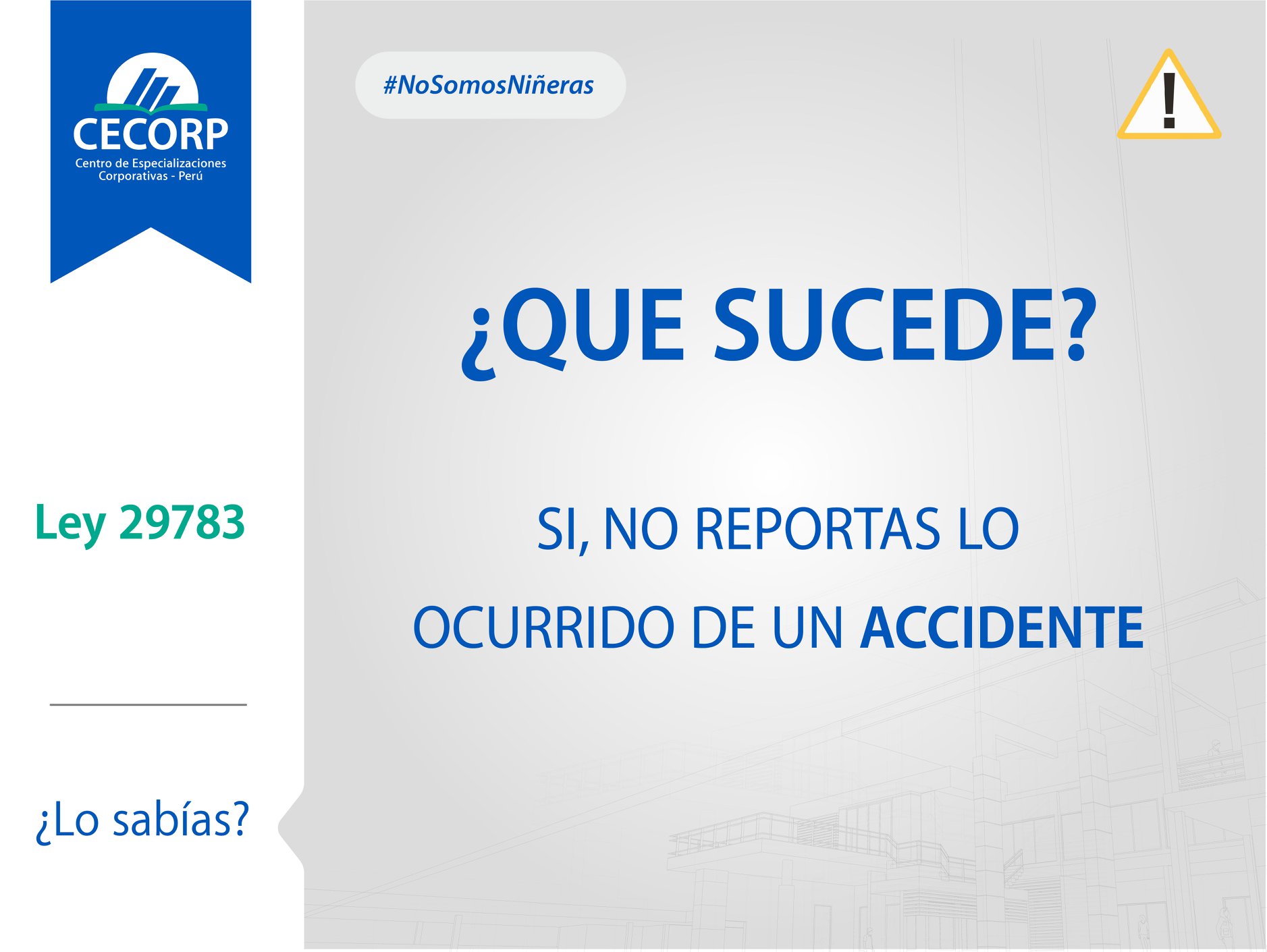 CECORP PERÚ - ⛑ ATENCIÓN ‼️👷🏼 📌 Ley 29783 _ Ley de... | Facebook