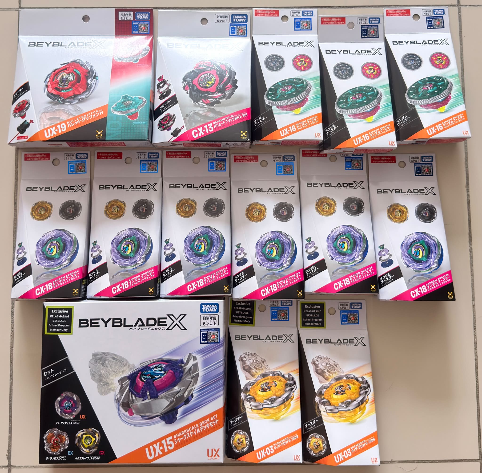 Beyblade X for sale: UX-03, CX-19, UX-20, UX-17, BX-00 in Puchong