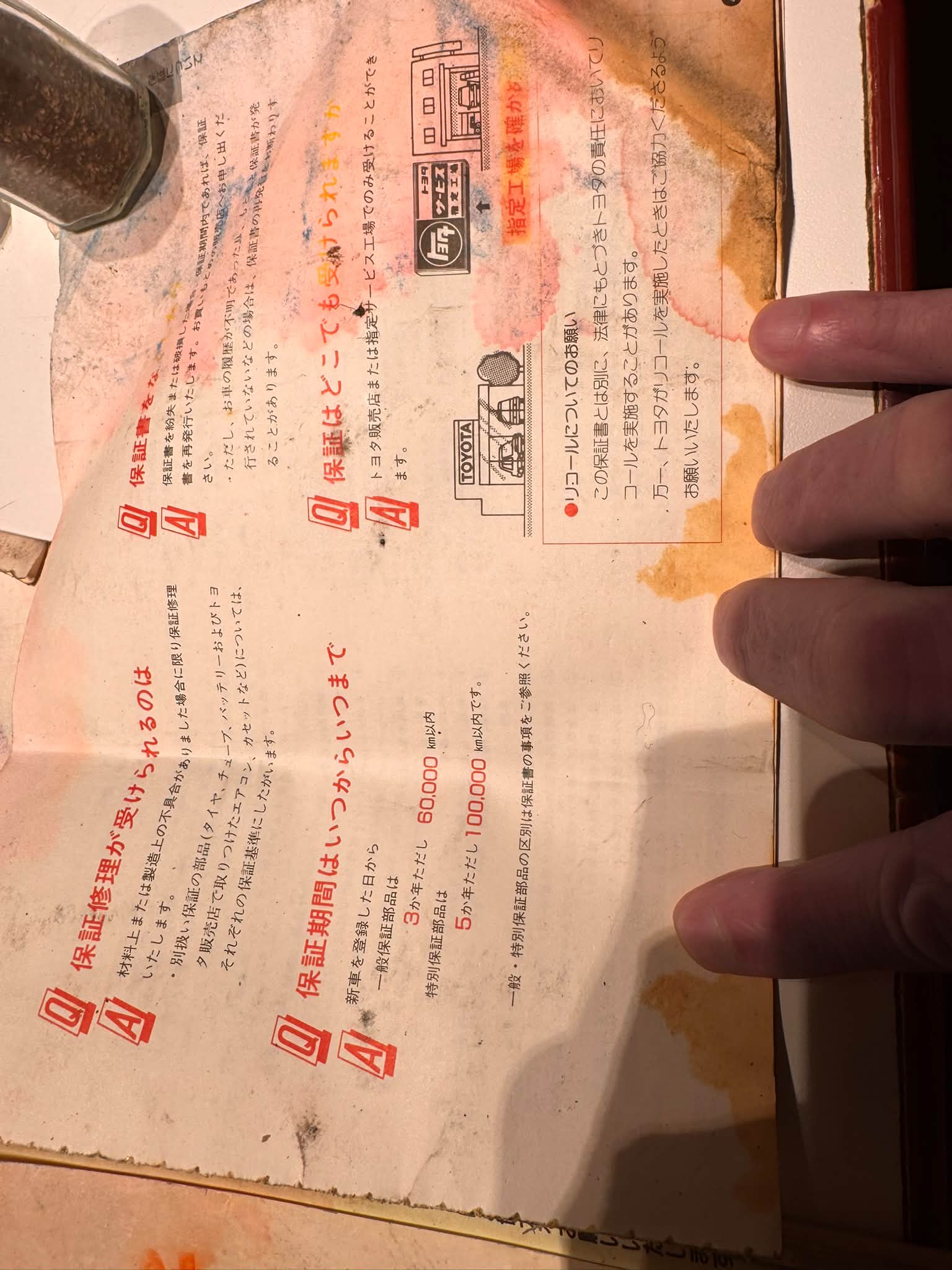 Translating JDM owners manual and paperwork
