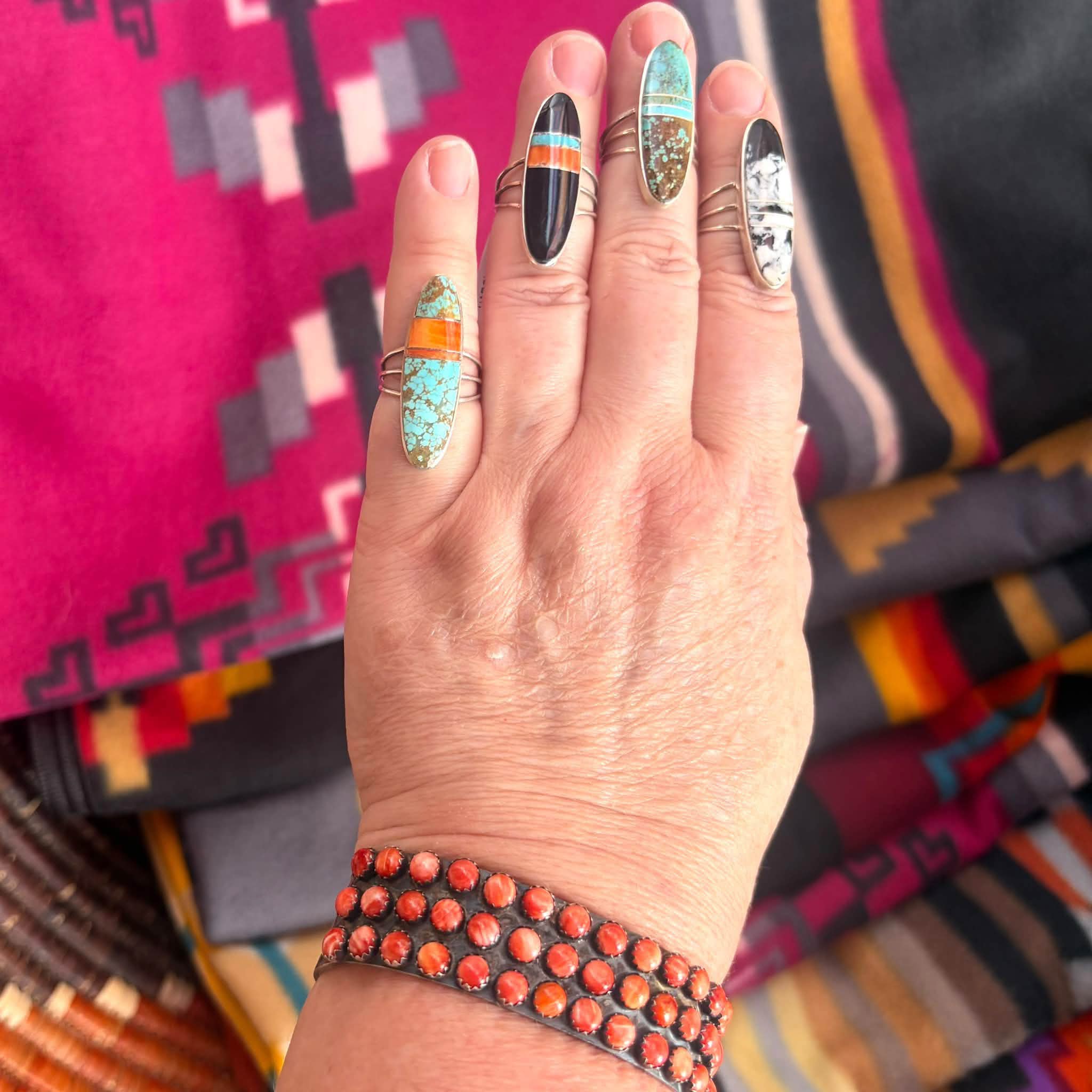 Navajo made multi-stone jewelry for sale