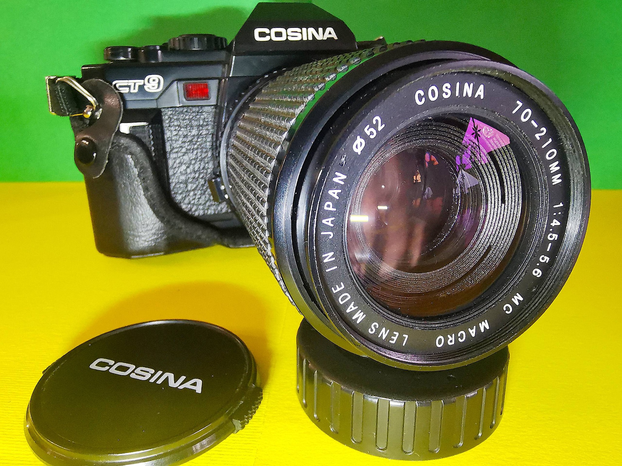 Japanese Cosina CT9+50mm+zoom Cosinon 70-210-film Kentmere Pan 200🙂