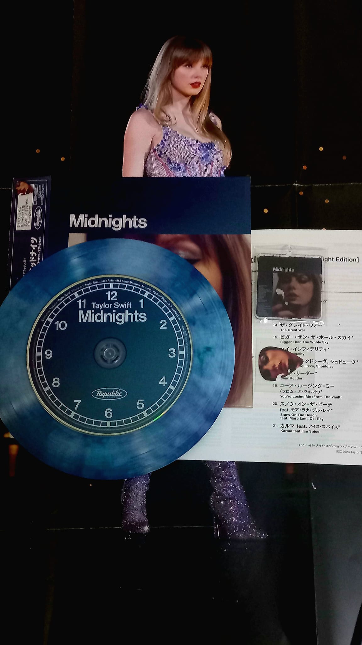 Taylor Swift's Midnights: The Late Night edition found in Japanese