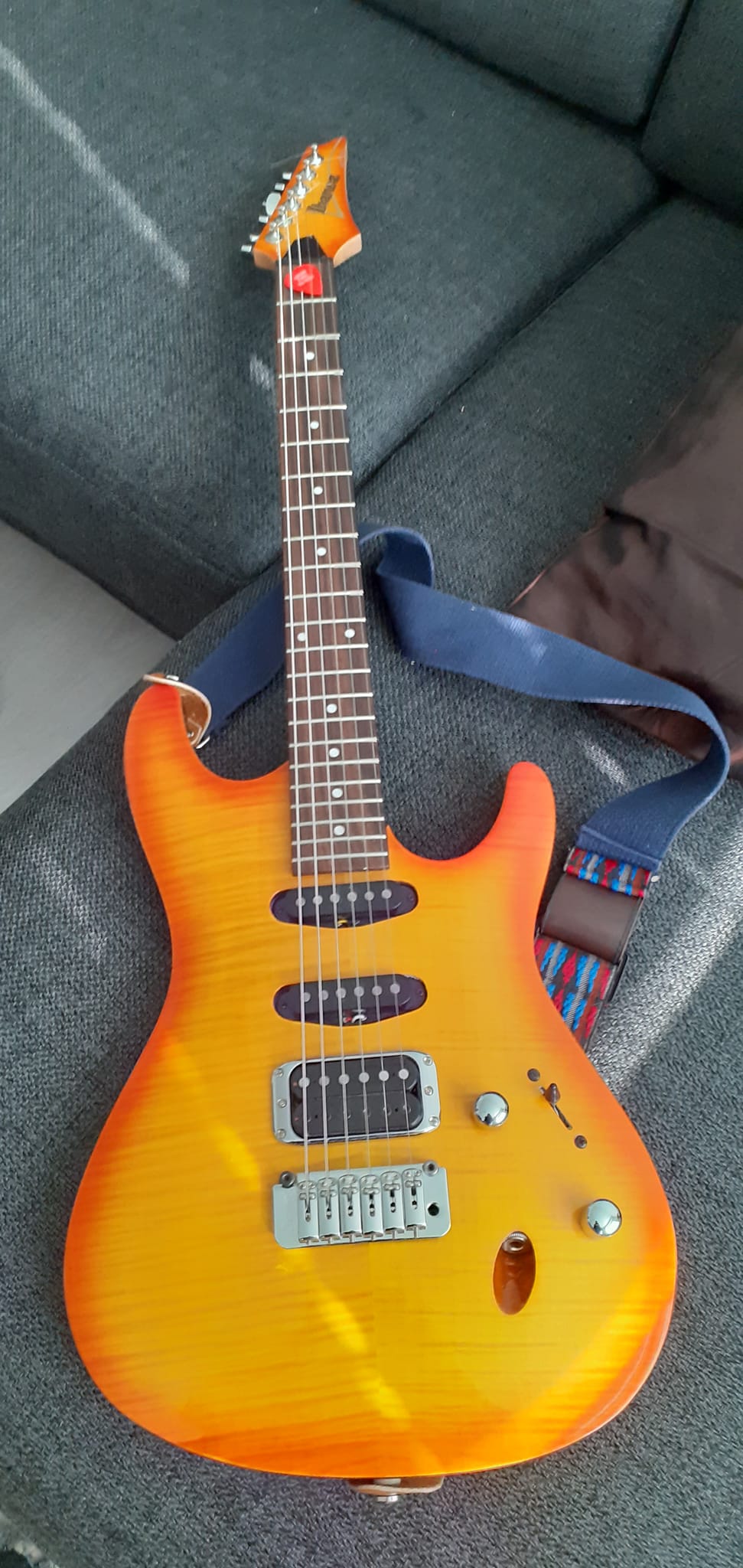 My Ibanez SA160FML -TYS bottom end but plays really well.