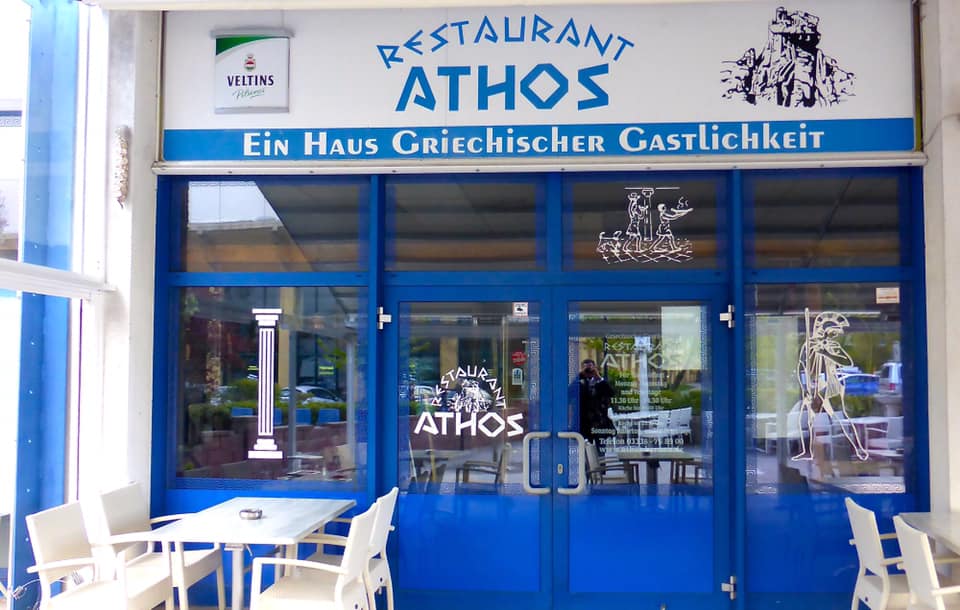 Restaurant Athos Accueil Bernau Brandenburg Germany Menu
