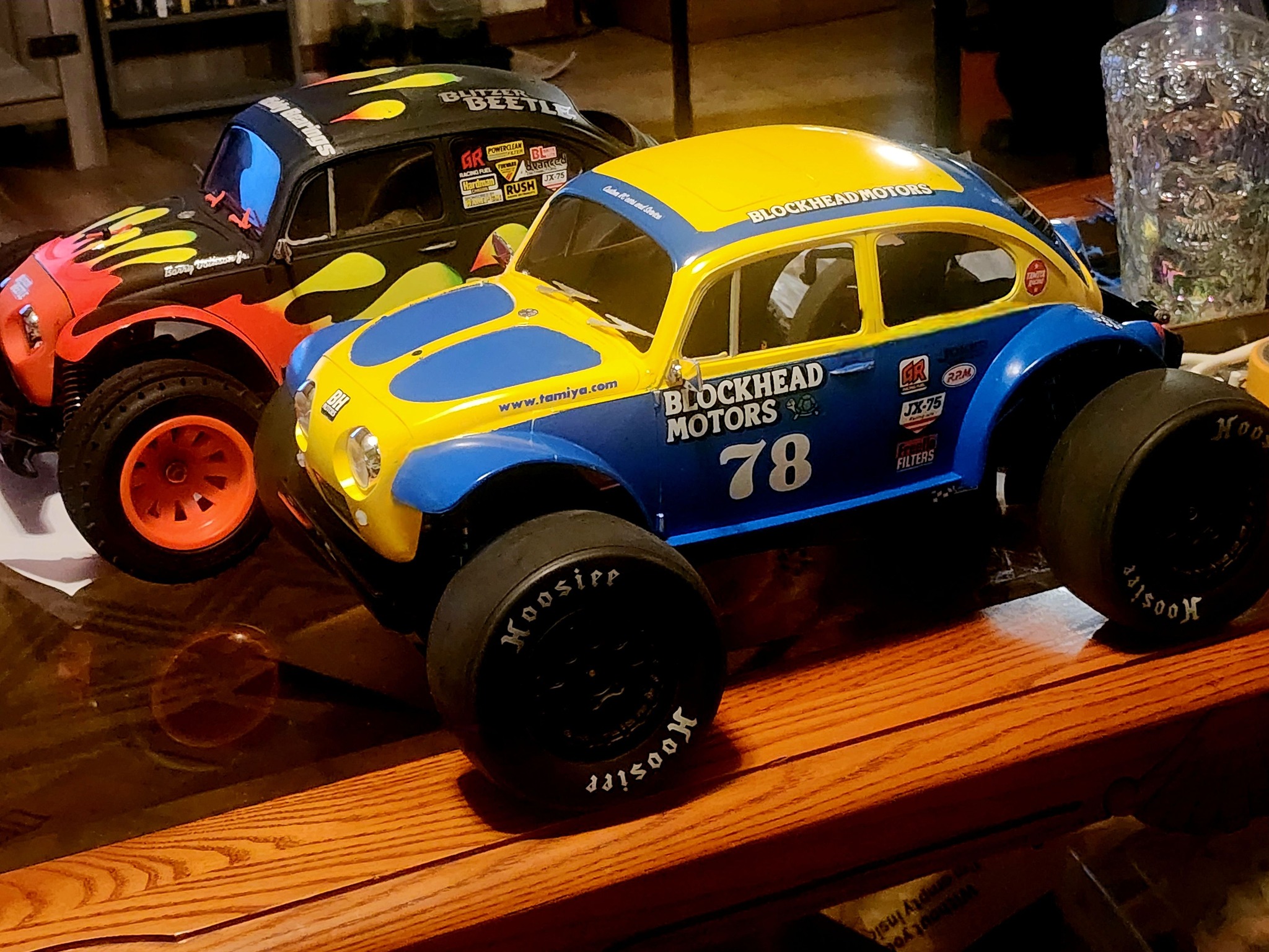 Has anyone got any pics of the Tamiya Blitzer Beetle fitted with