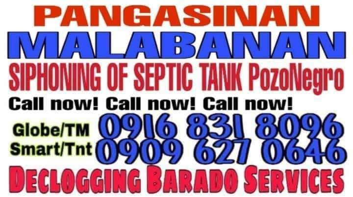 Malabanan Lingayen Pangasinan Siphoning and Declogging Barado Services ...