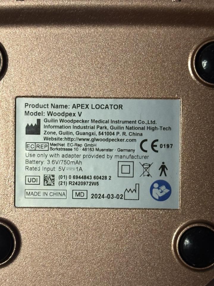 Apex locator woodpecker woodpex V