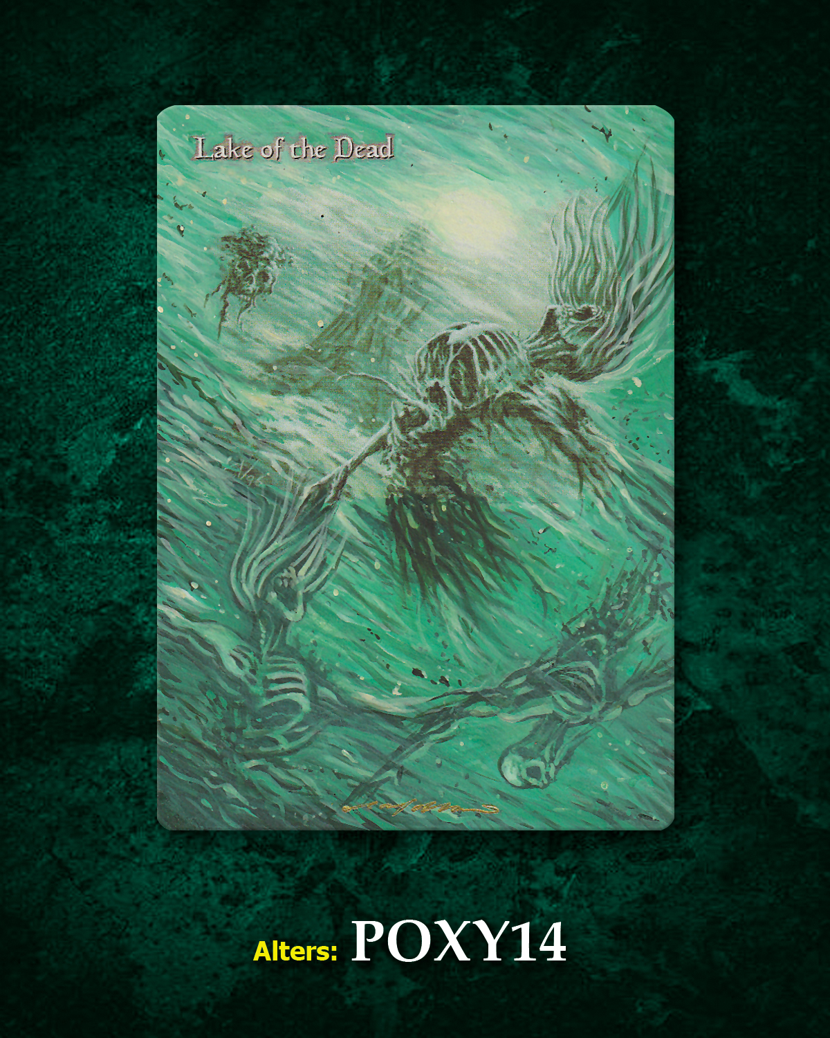 Lake of the Dead Magic: The Gathering card versions