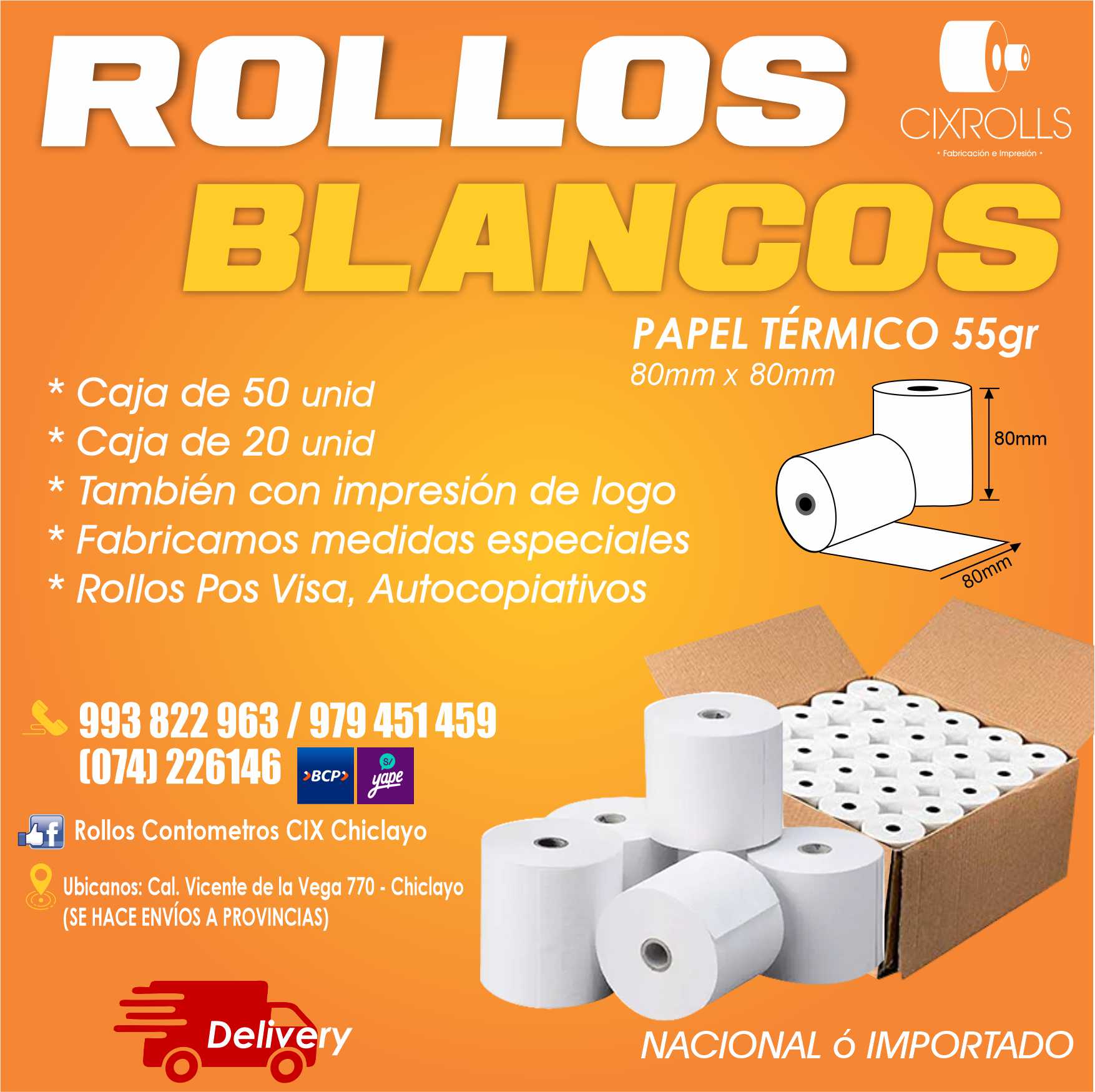 Rollos Contometros Cix - #CixRollsComparte 👉 CixRolls fabrica e imprime ...