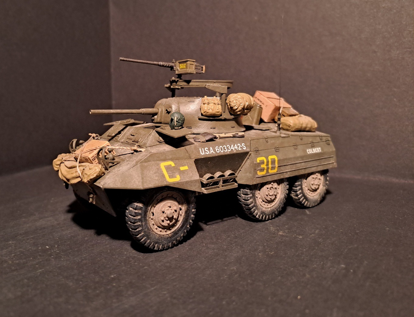Tamiya 1/35 scale US M20 Armored Utility Car model build and review