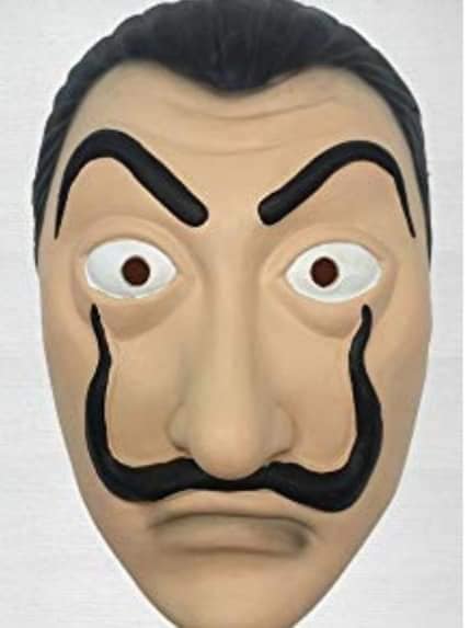 Nita Dekoracii Maska Casa De Papel Salvador Dali Facebook