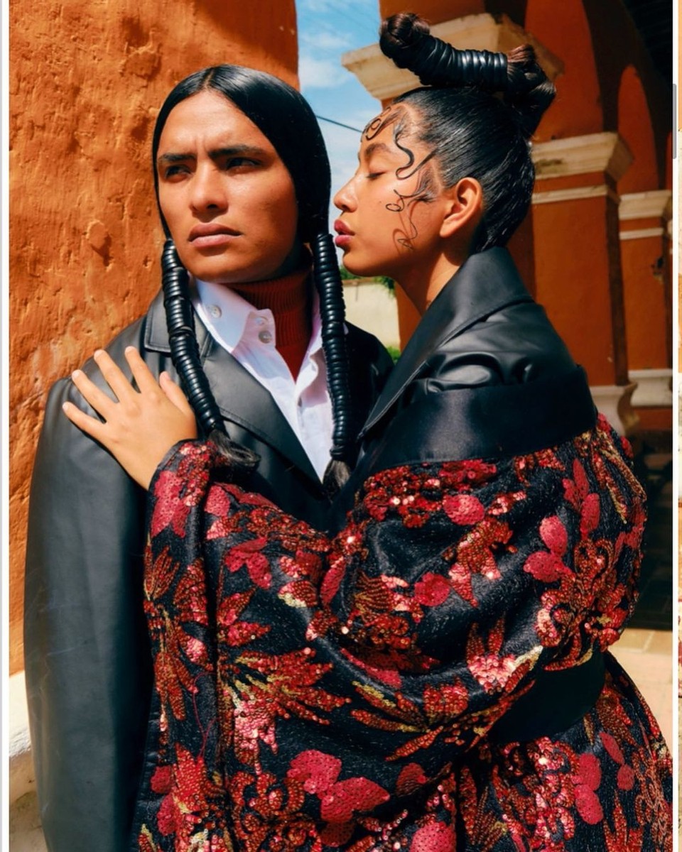 She's the first indigenous woman on the cover of Vogue Mexico.