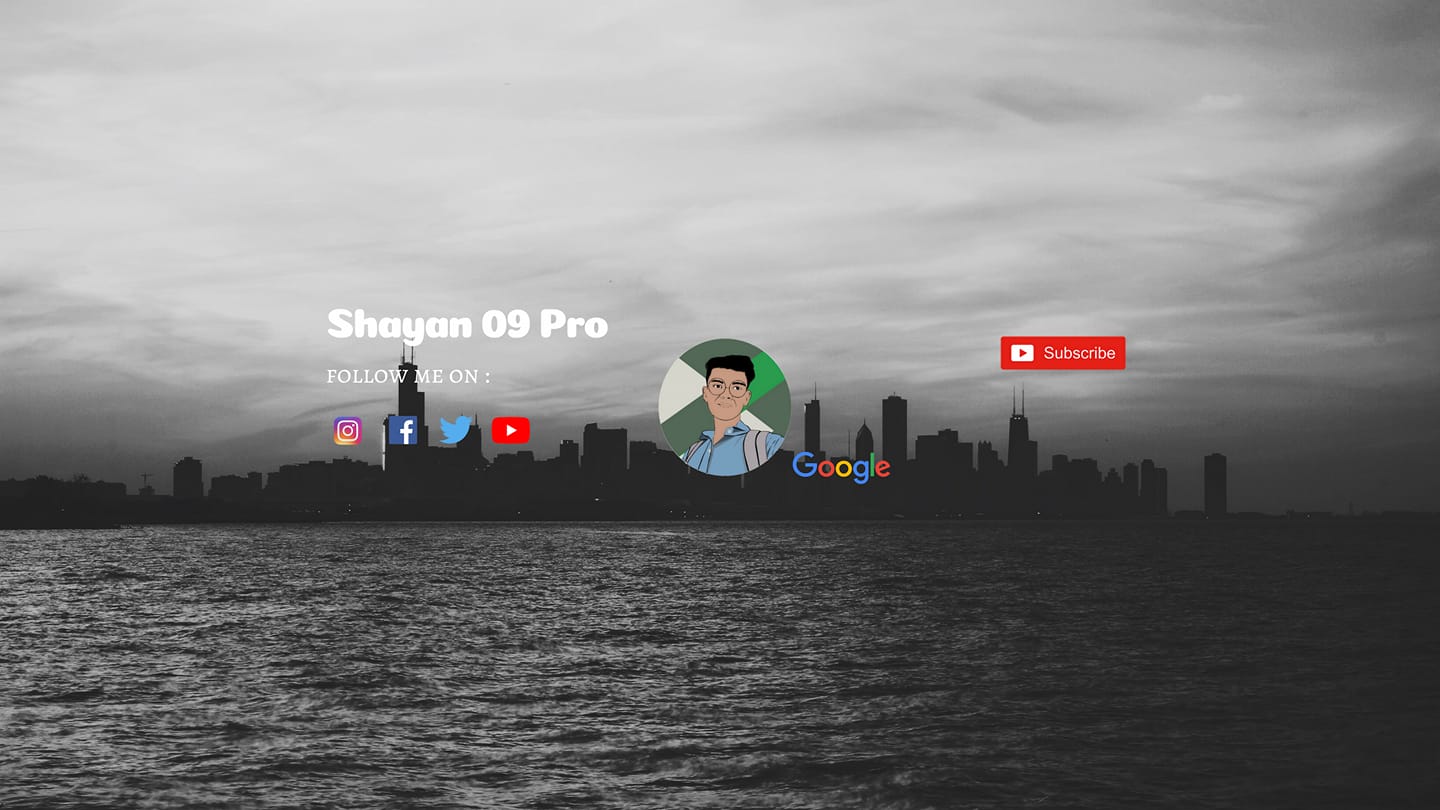Shayan 09 Pro - New Channel Art On YouTube