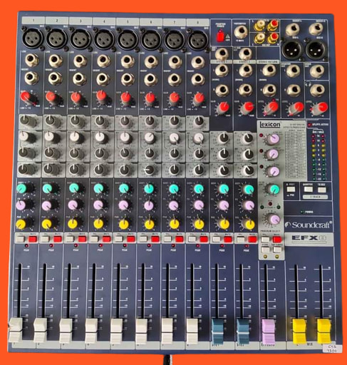 Soundcraft MFX 8/2 Mixer Console for Sale