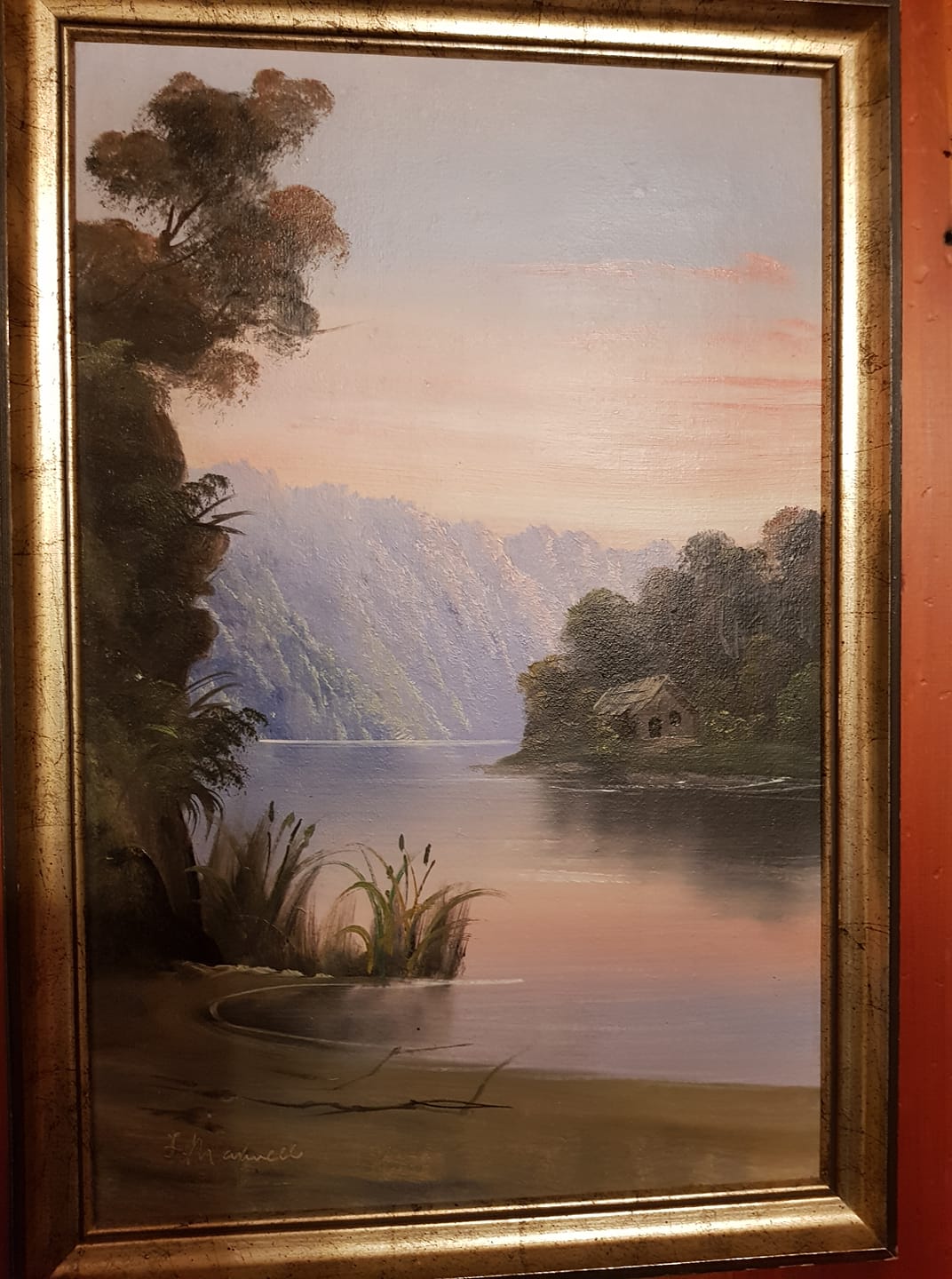 Early New Zealand Artist De Ritz Paintings