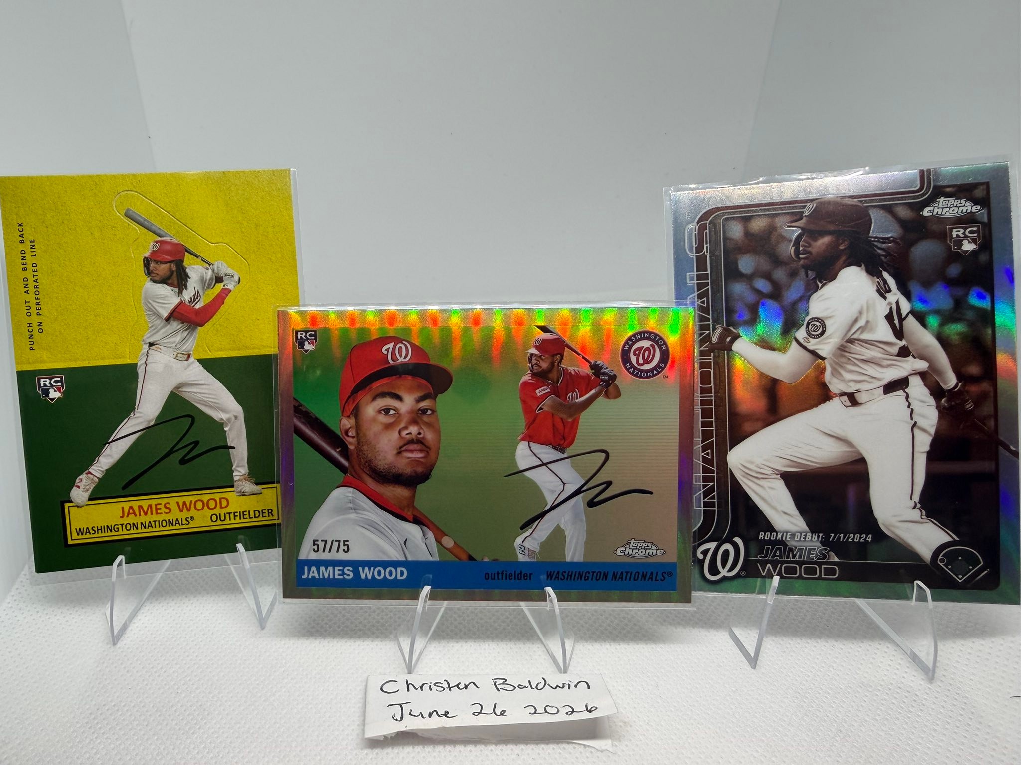 FIRST LOOK: James Wood & Dylan Crews 1/1 dual on-card autograph in 
