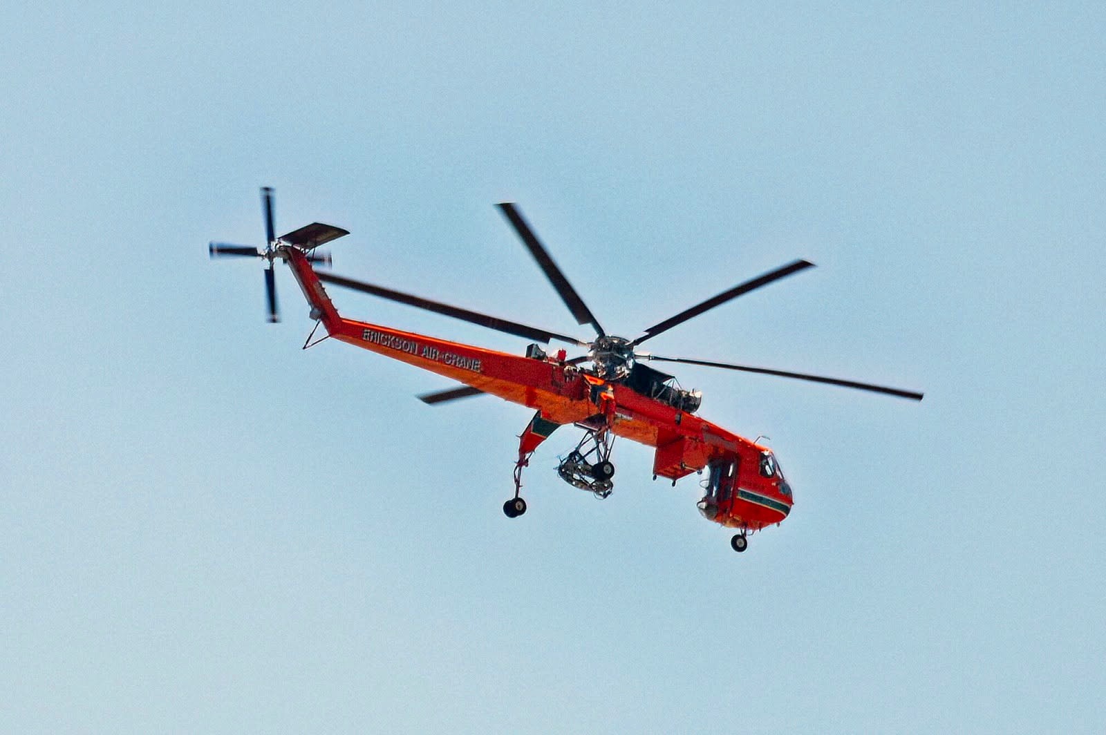 1970 Erickson Skycrane helicopter at Pitt-Greenville Airport